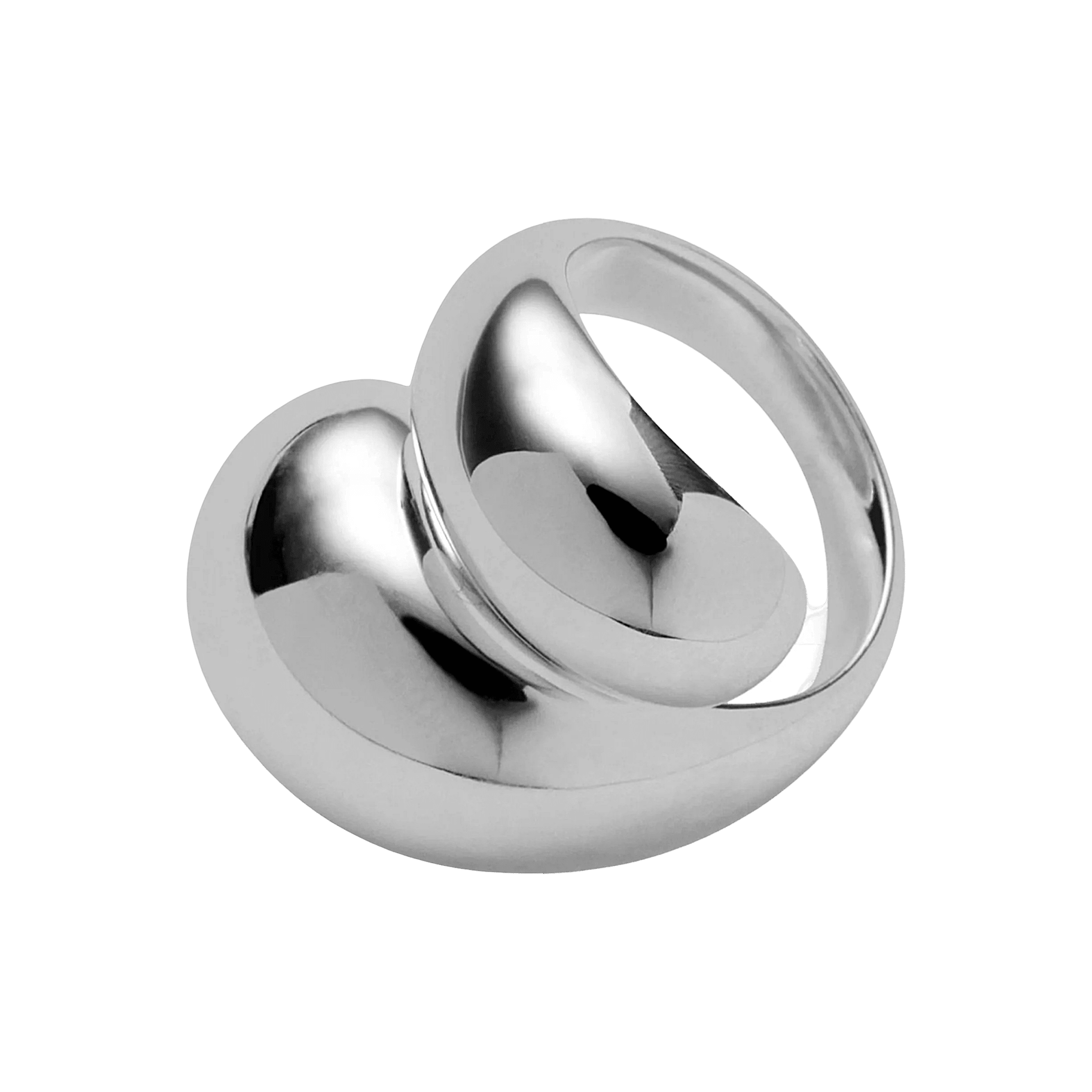 Pernille Corydon Ring La Pausa, versilbert