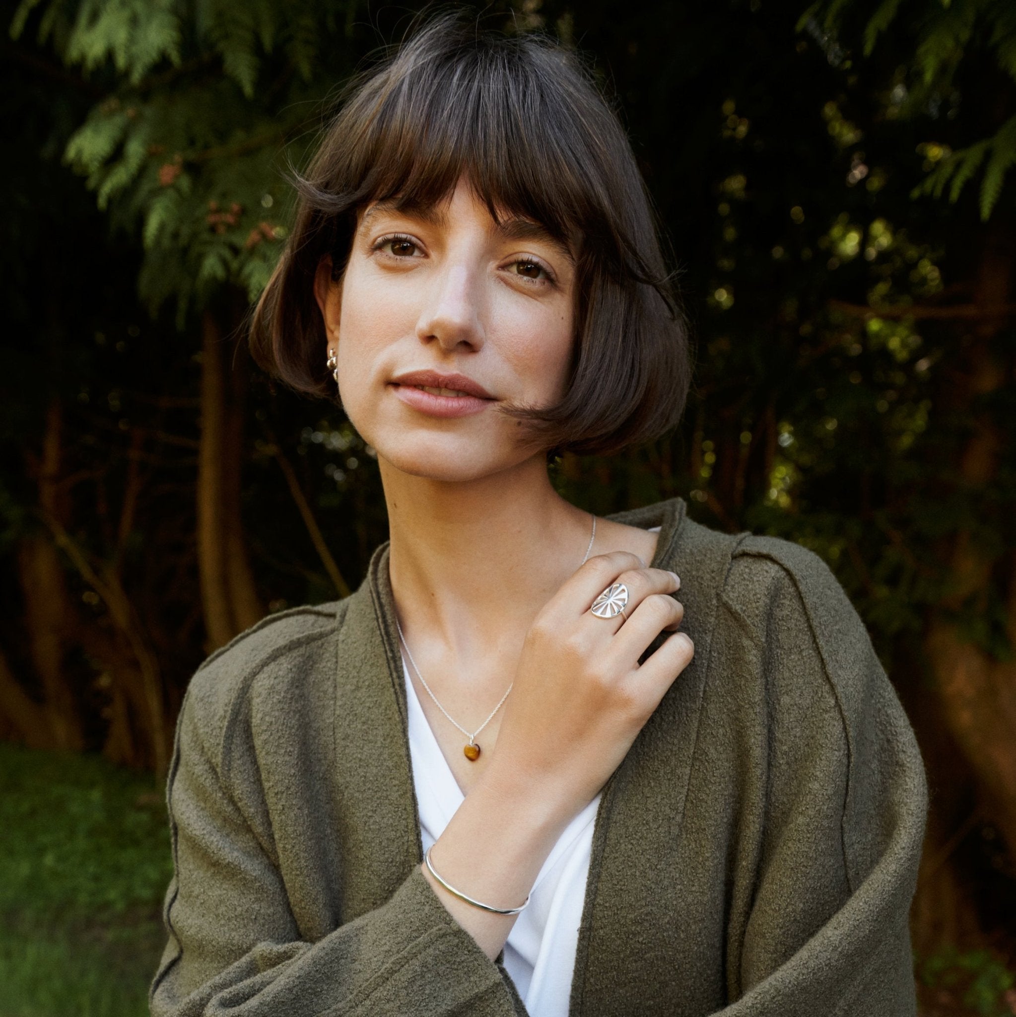 Pernille Corydon Ring Misty Light, Silber