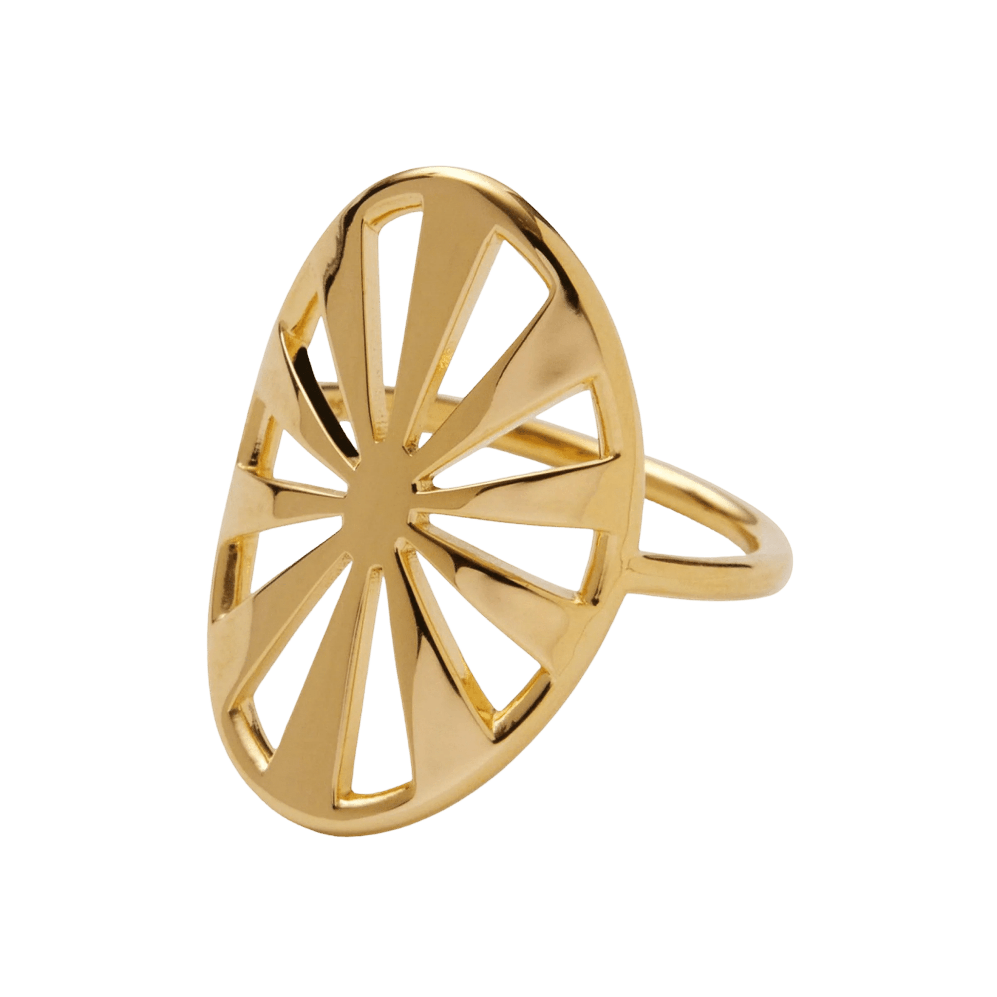 Pernille Corydon Ring Misty Light, vergoldet