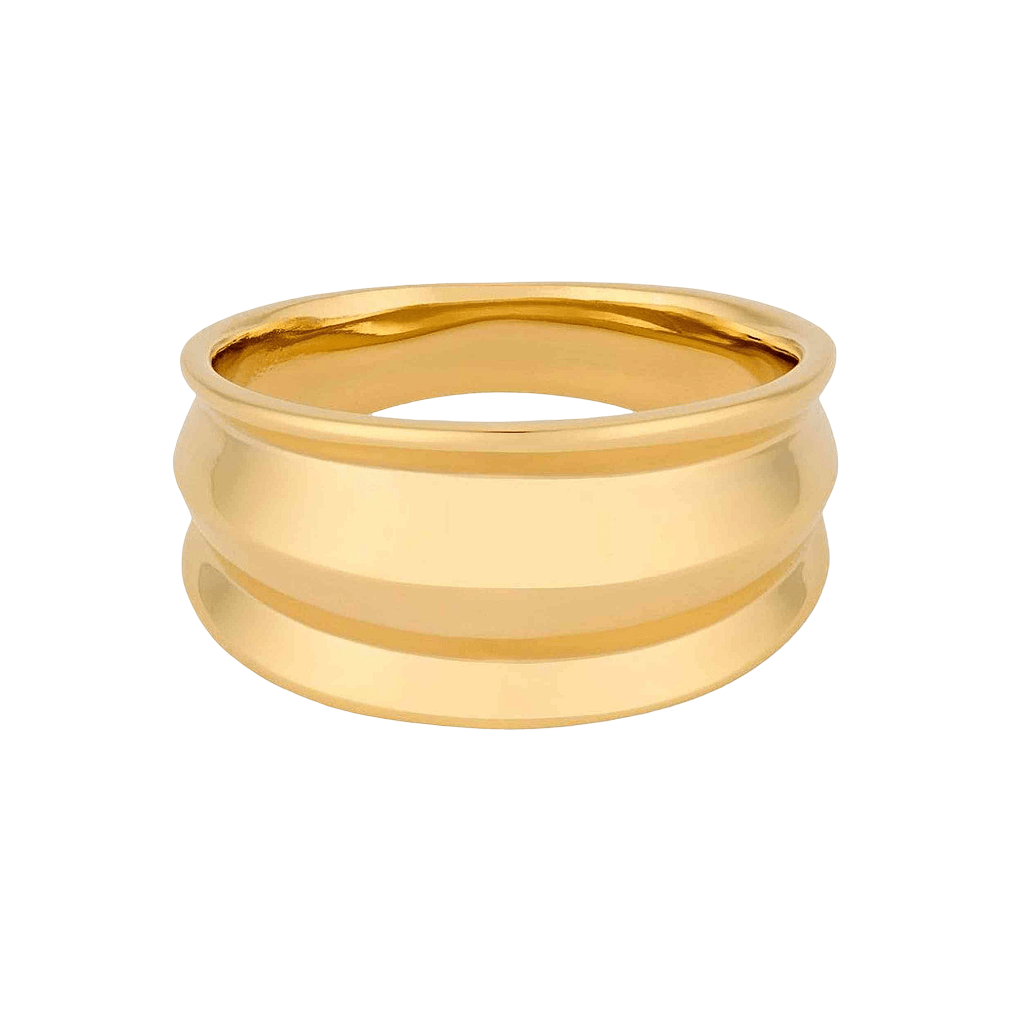 Pernille Corydon Ring Ocean Shine, vergoldet