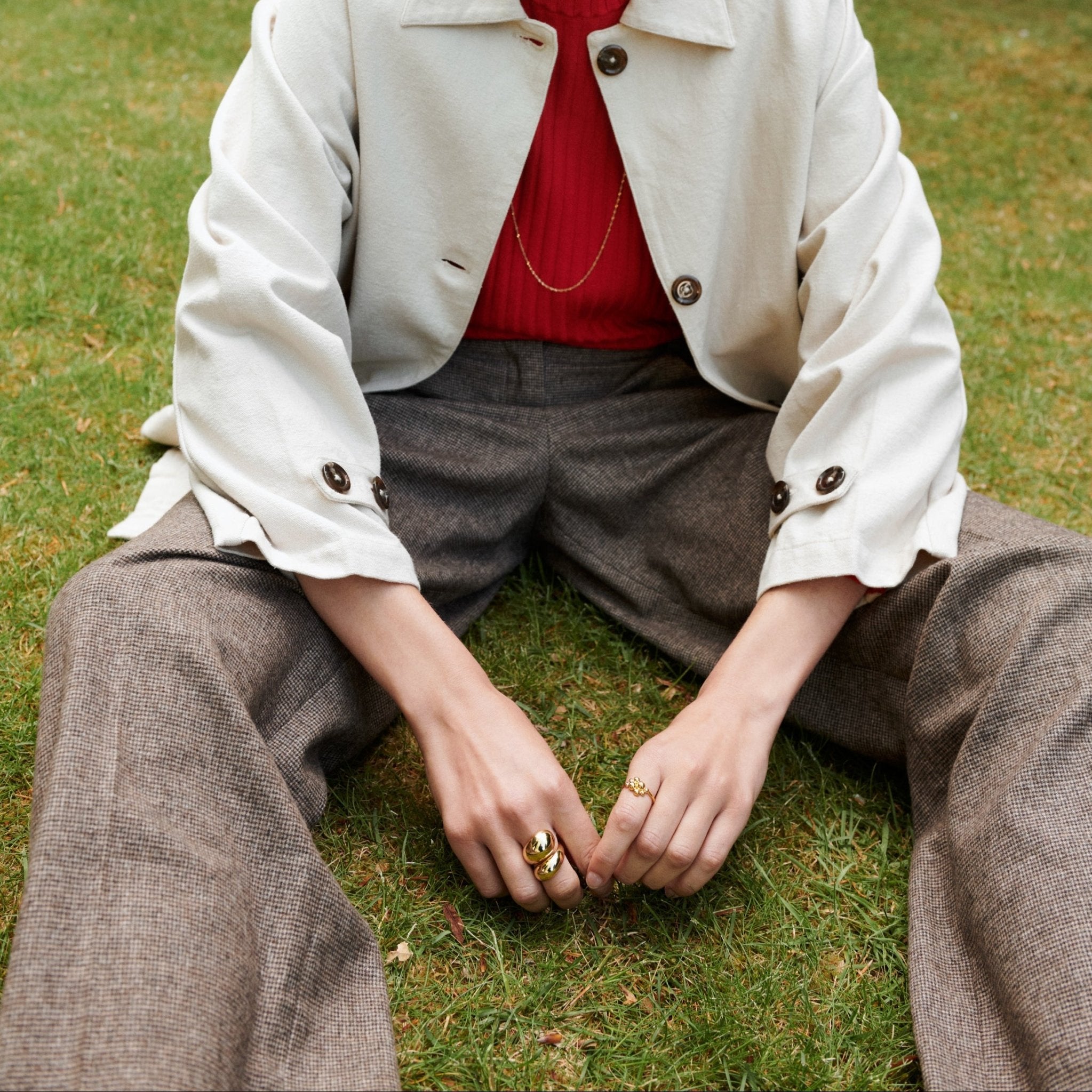 Pernille Corydon Ring Pebble, Silber