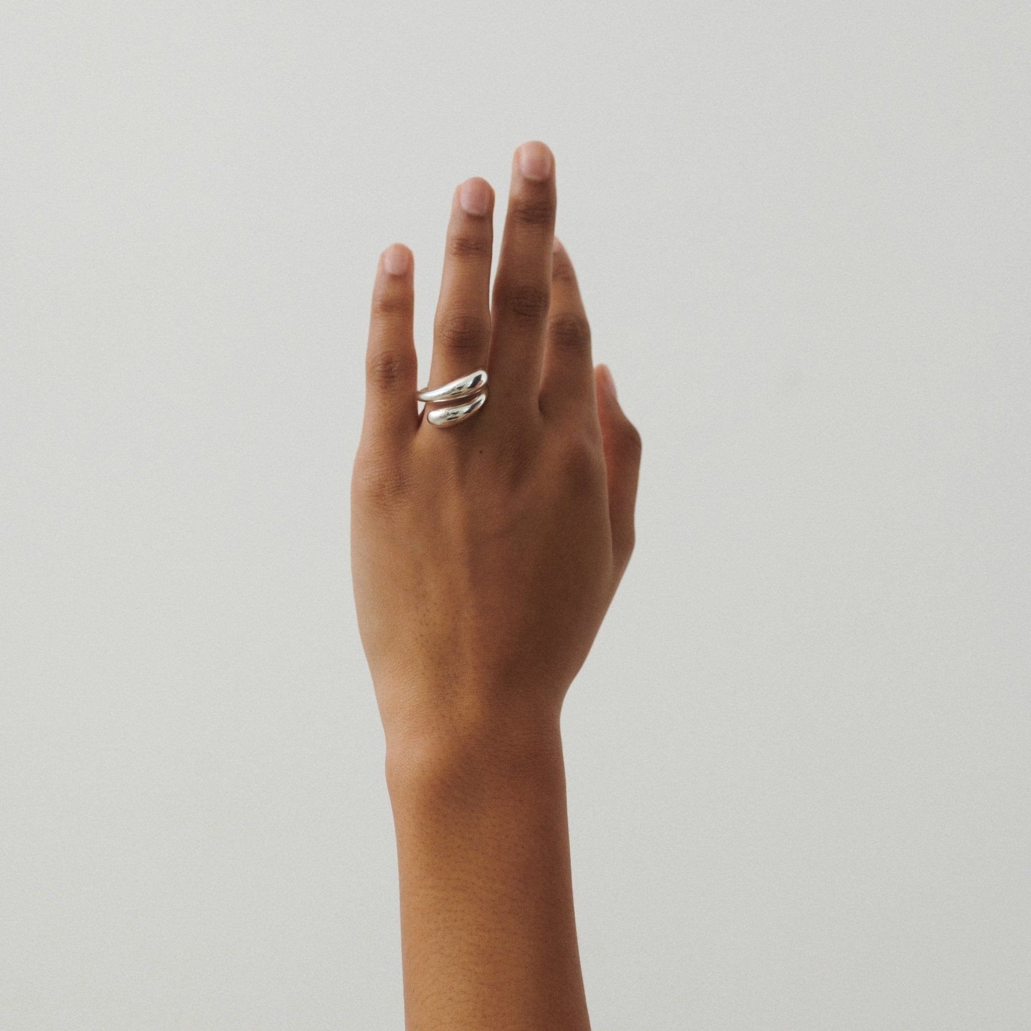 Pernille Corydon Ring Rain, Silber