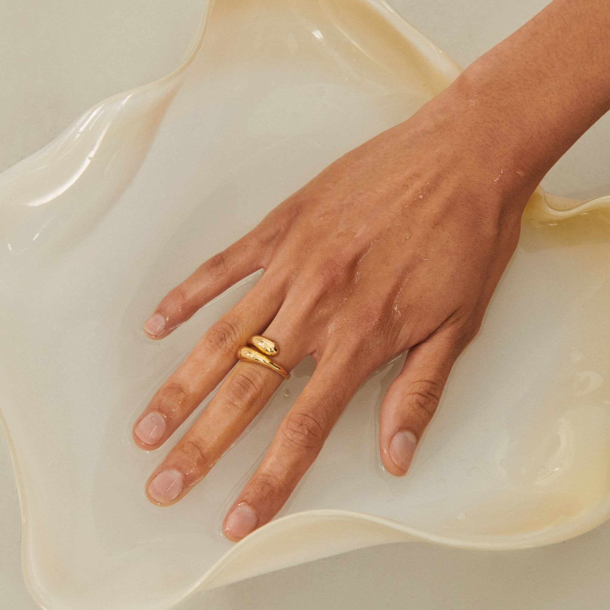 Pernille Corydon Ring Rain, Silber