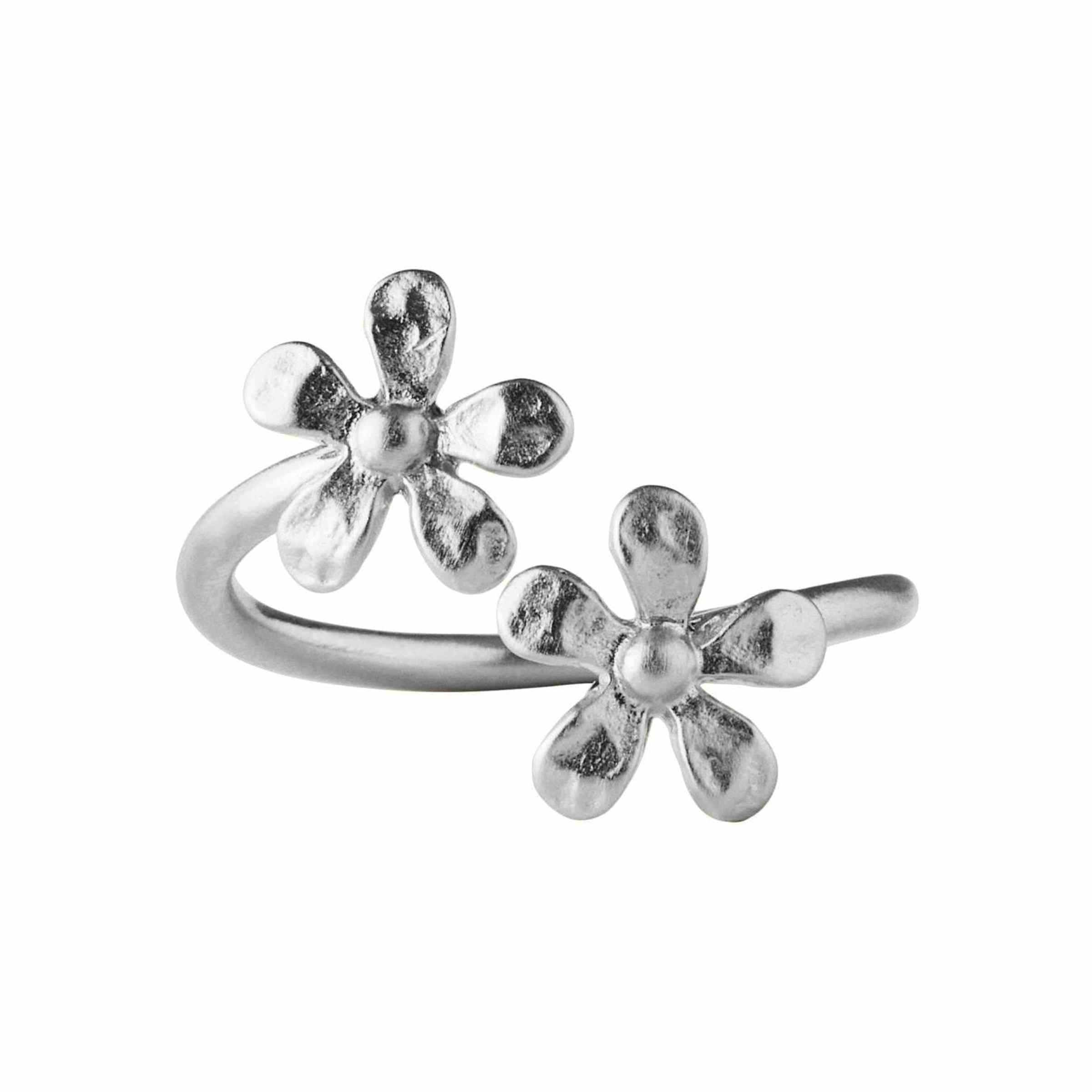 Pernille Corydon Ring Wild Poppy, Silber