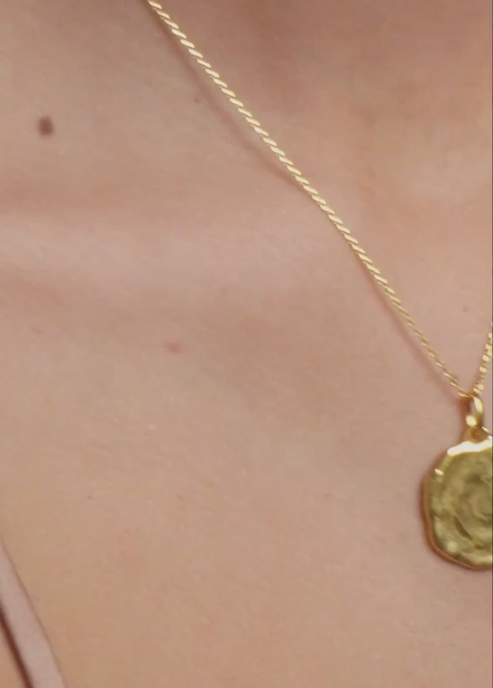 Alhaja Kette Mi Gran Amor, vergoldet