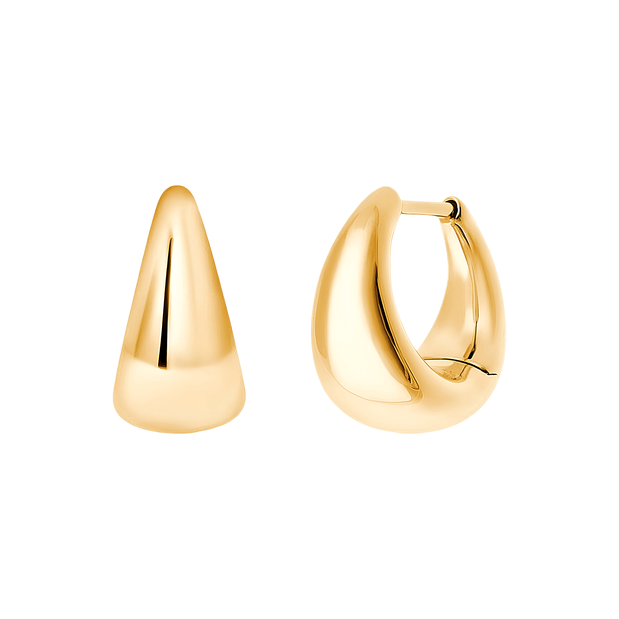 Pukka Berlin Creolen Mota Small, vergoldet