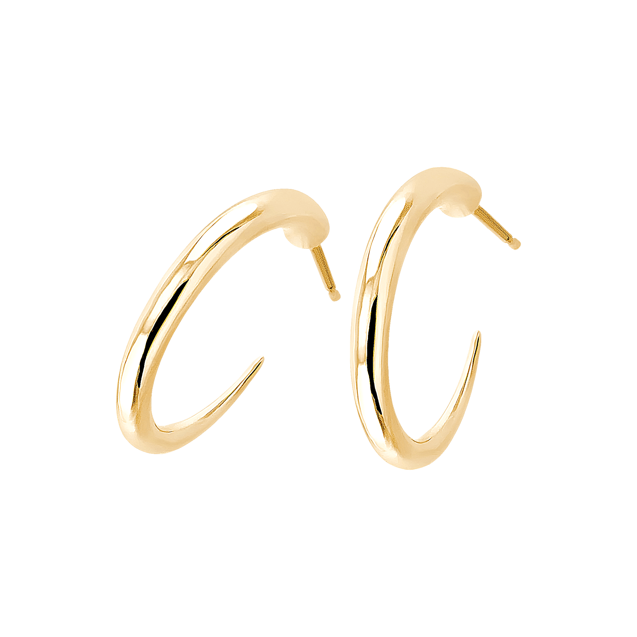 Pukka Berlin Creolen Tembo Medium Open, vergoldet