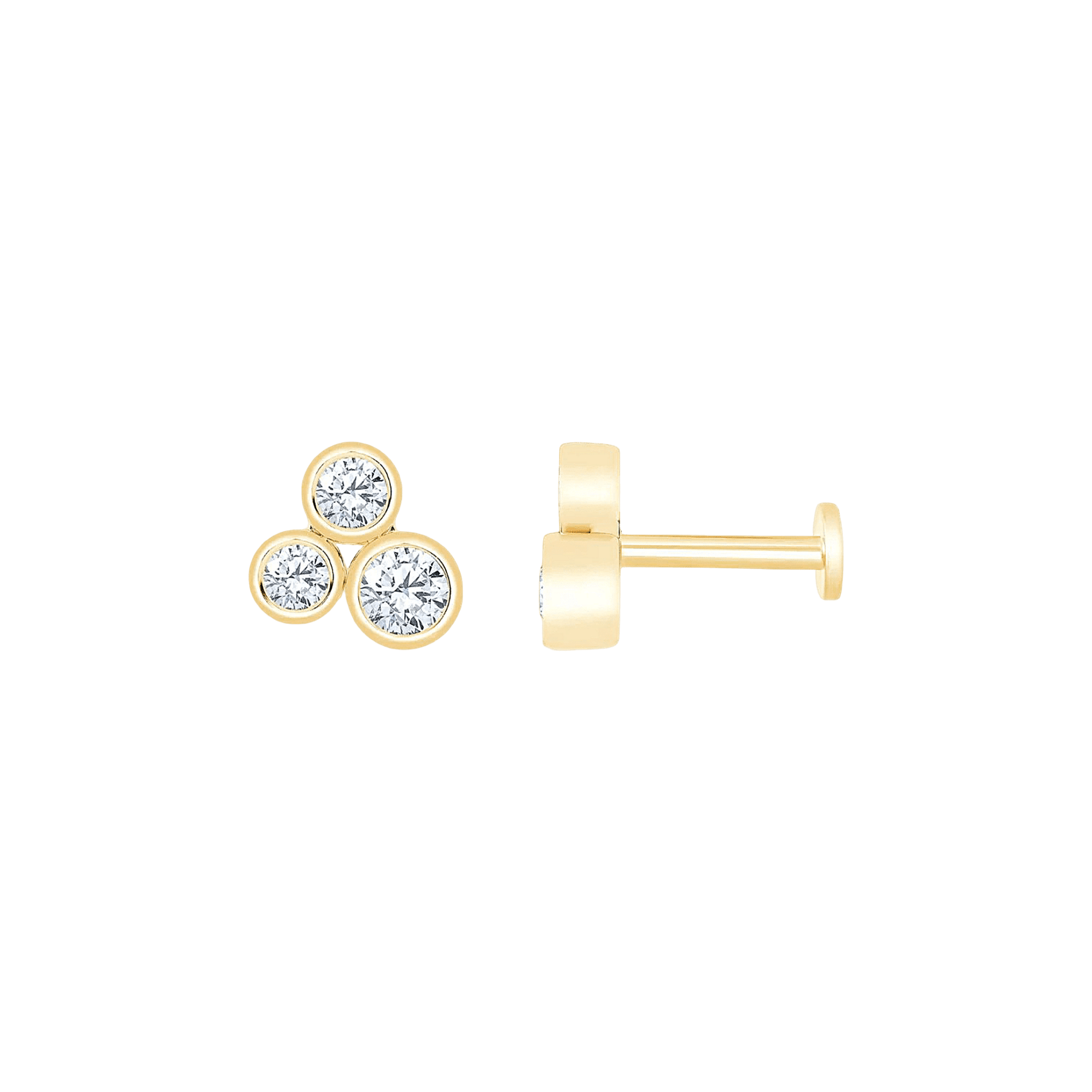 Pukka Berlin Piercing Alexa, 14 K Gelbgold