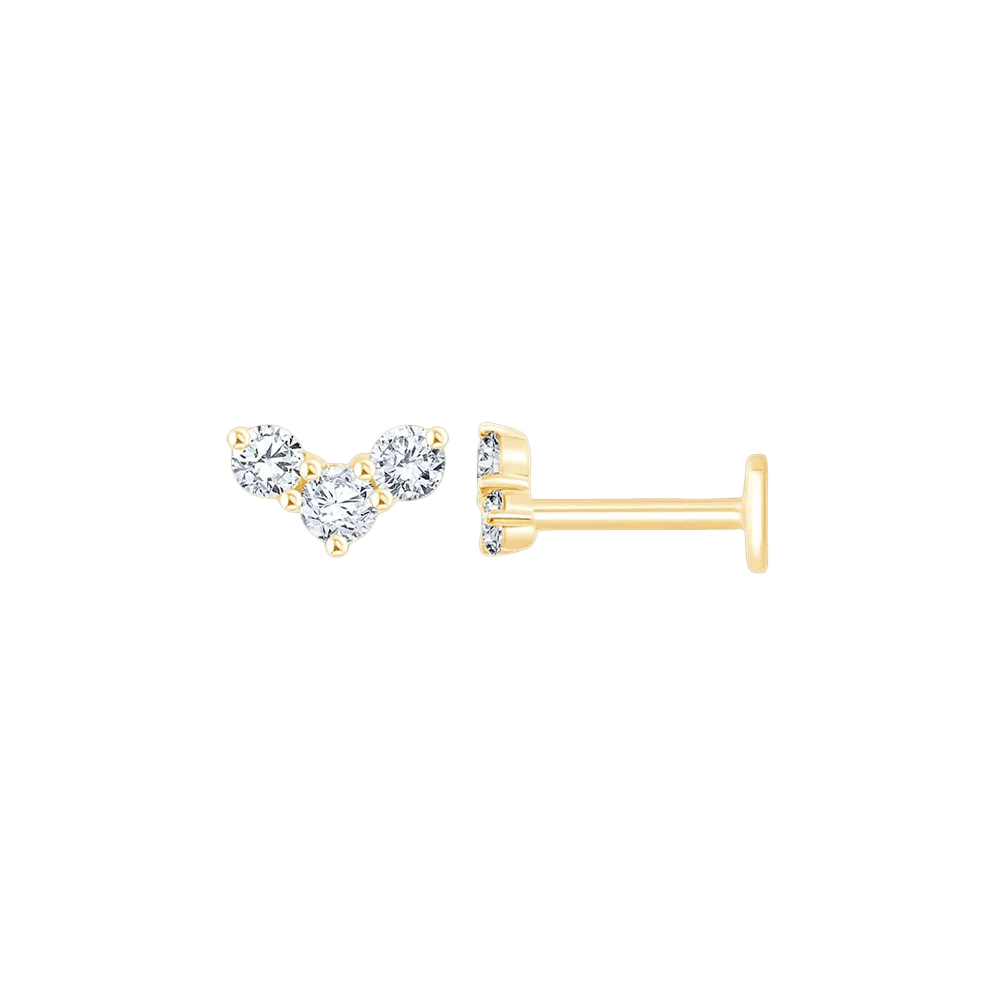 Pukka Berlin Piercing Chloe, 14 K Gelbgold