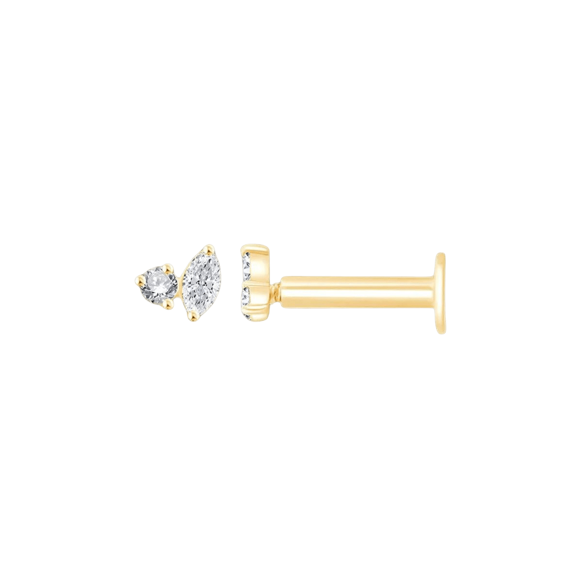 Pukka Berlin Piercing Daisy, 14 K Gelbgold