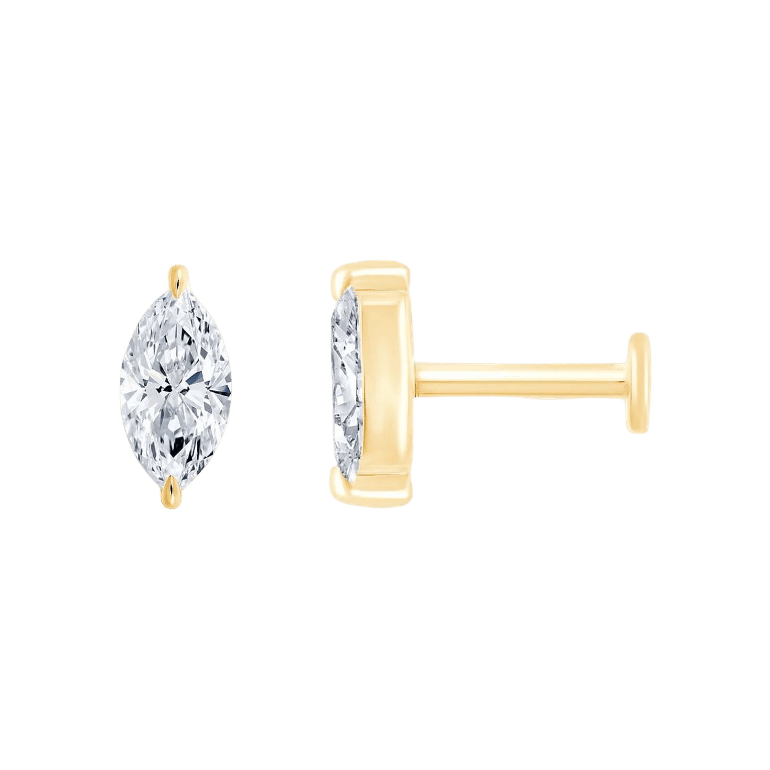 Pukka Berlin Piercing Donna, 14 K Gelbgold