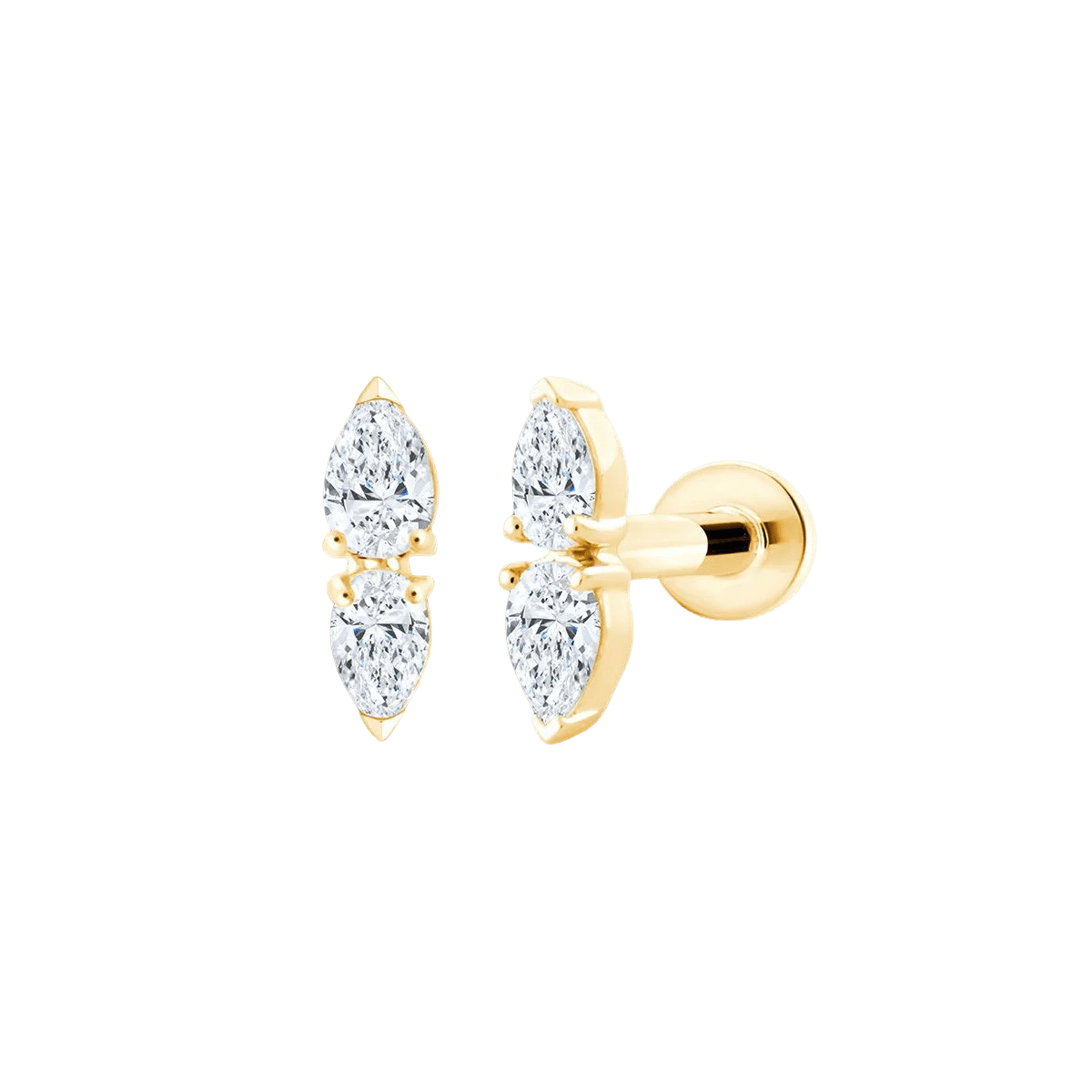 Pukka Berlin Piercing Gloria, 14 K Gelbgold