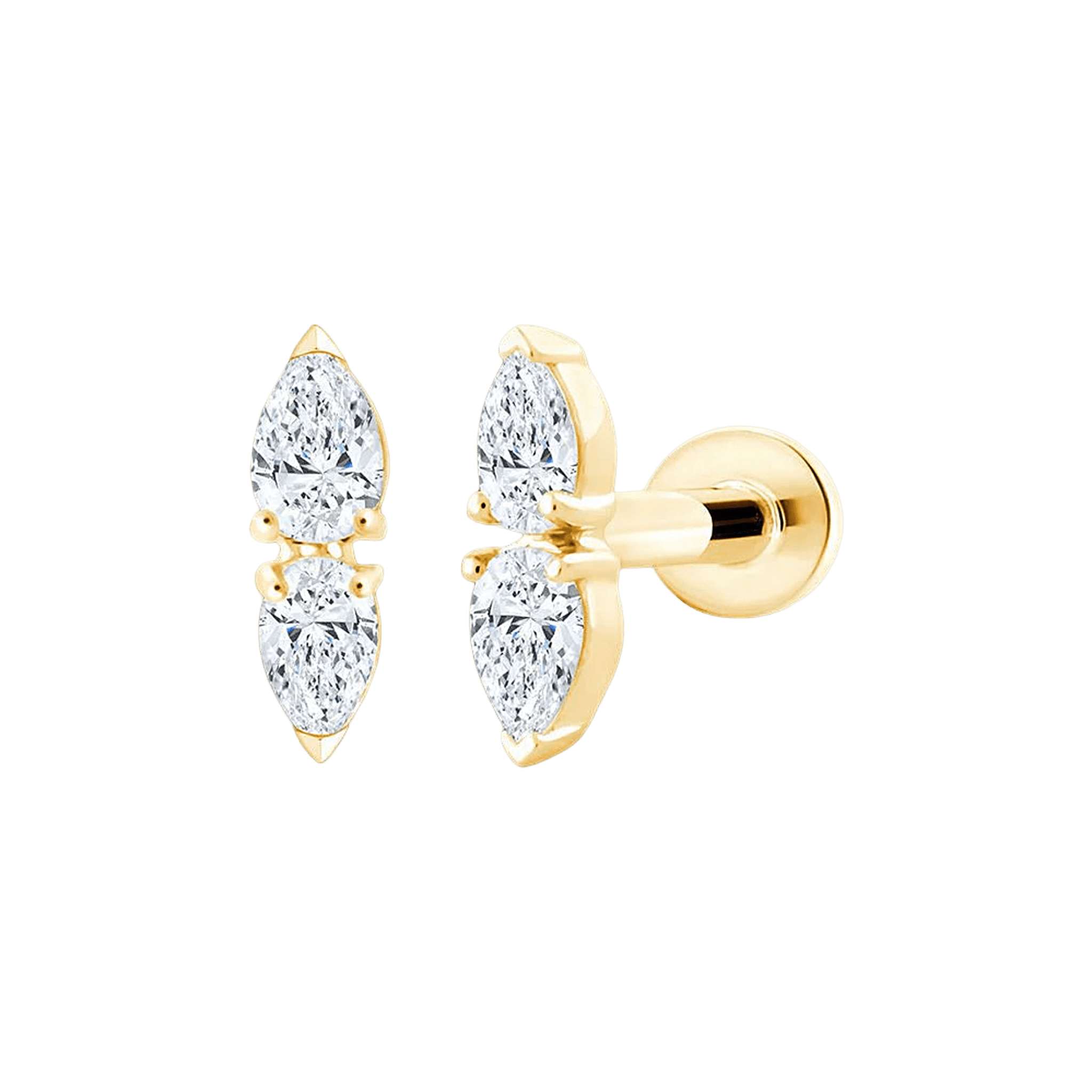 Pukka Berlin Piercing Gloria, 14 K Gelbgold