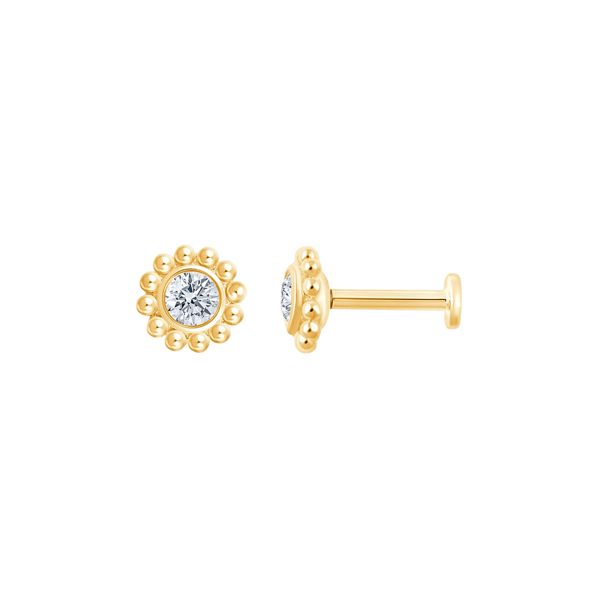Pukka Berlin Piercing Goldie, 14 K Gelbgold