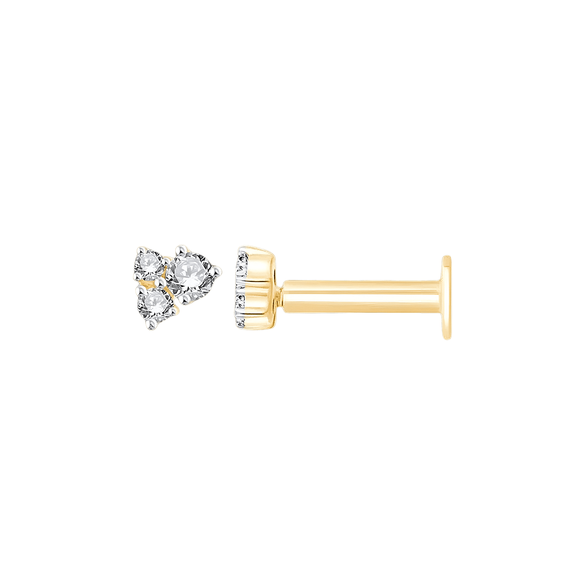 Pukka Berlin Piercing Grace, 14 K Gelbgold