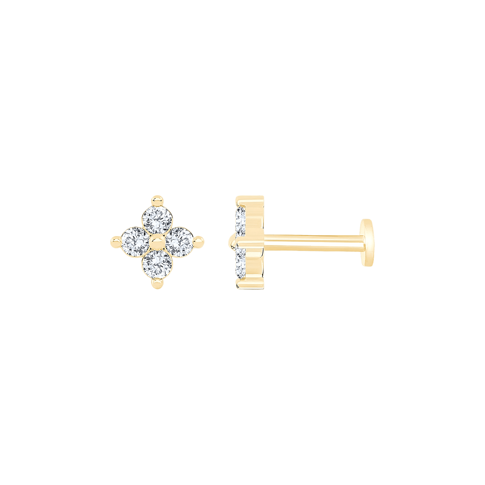 Pukka Berlin Piercing Iman, 14 K Gelbgold