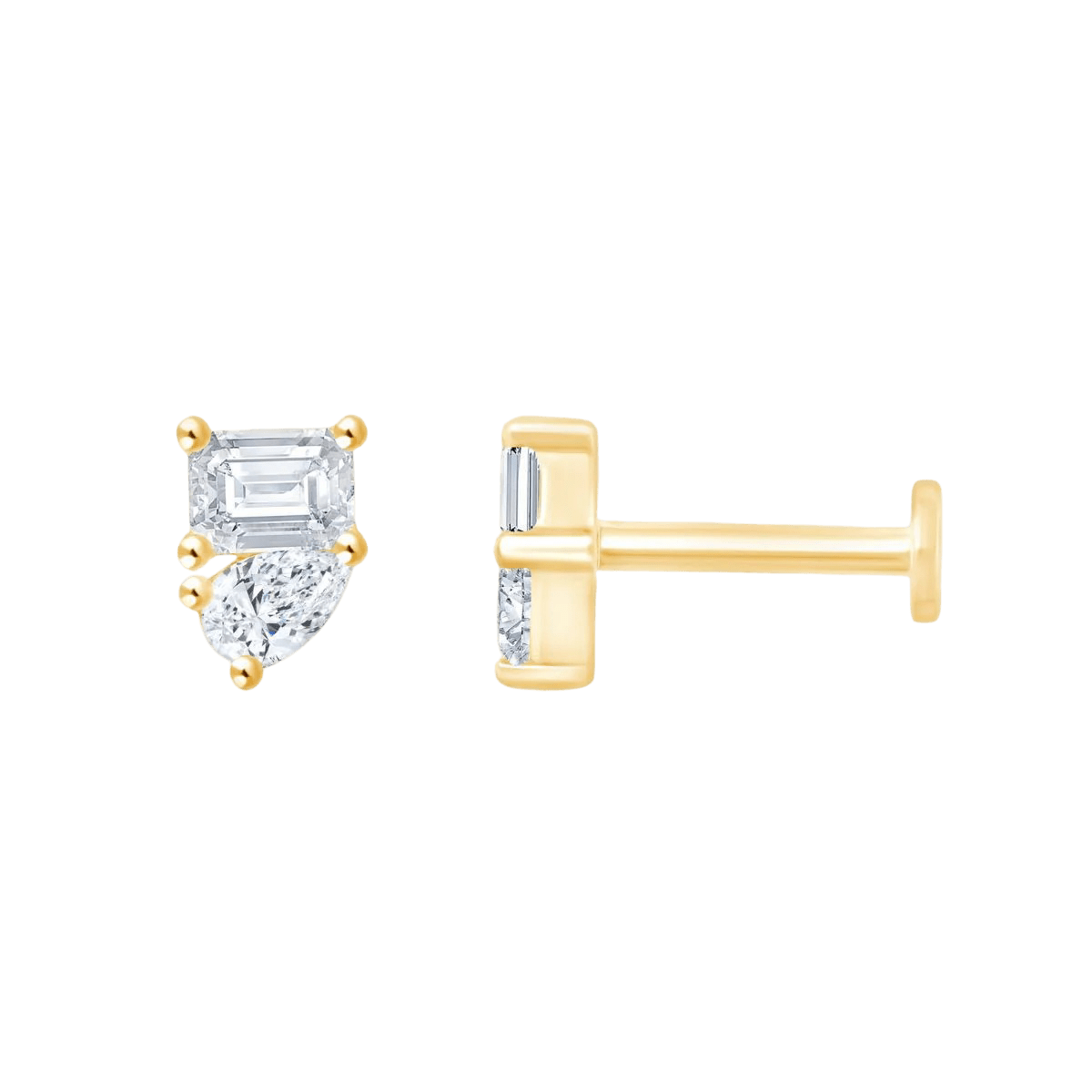 Pukka Berlin Piercing Liv, 14 K Gelbgold