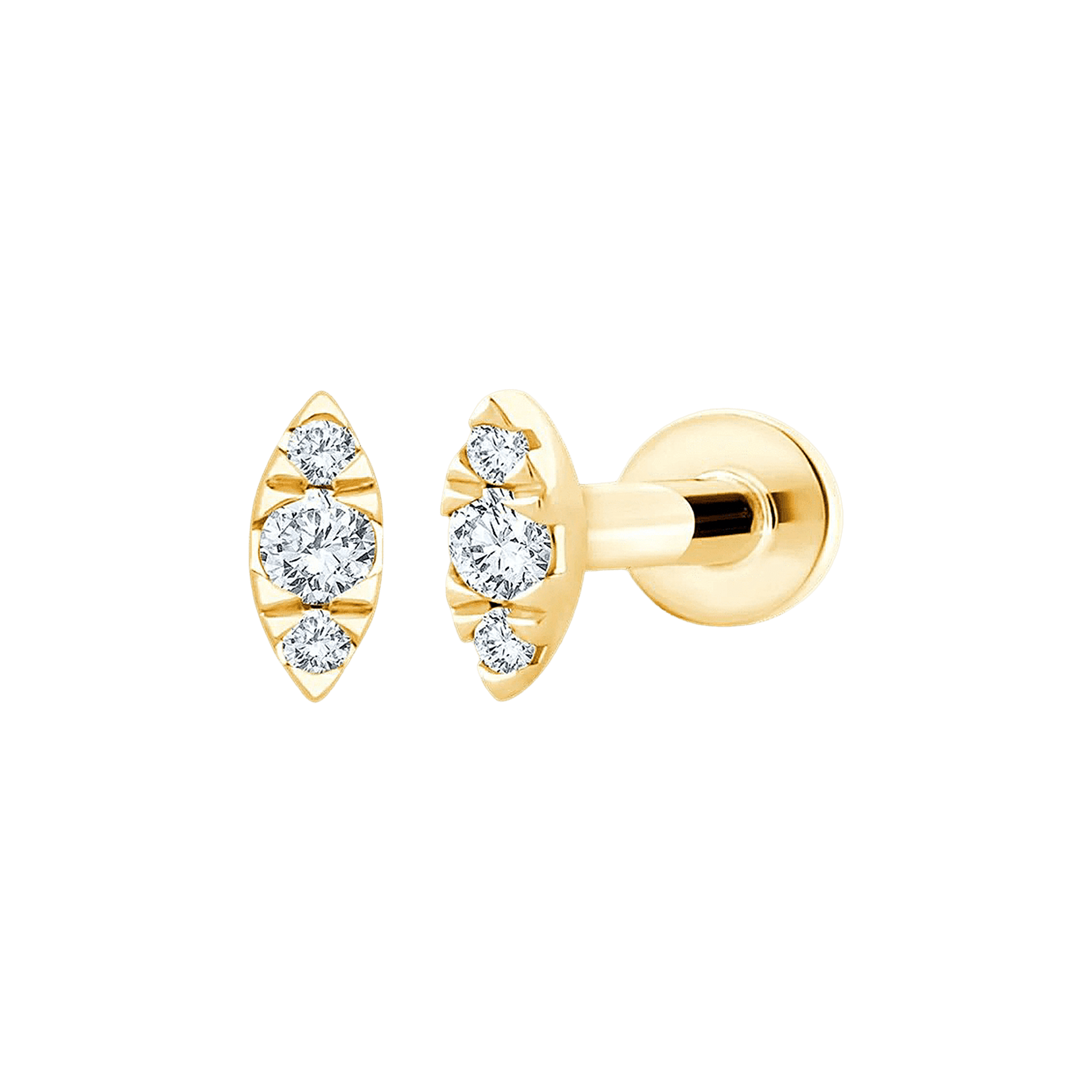 Pukka Berlin Piercing Romy, 14 K Gelbgold