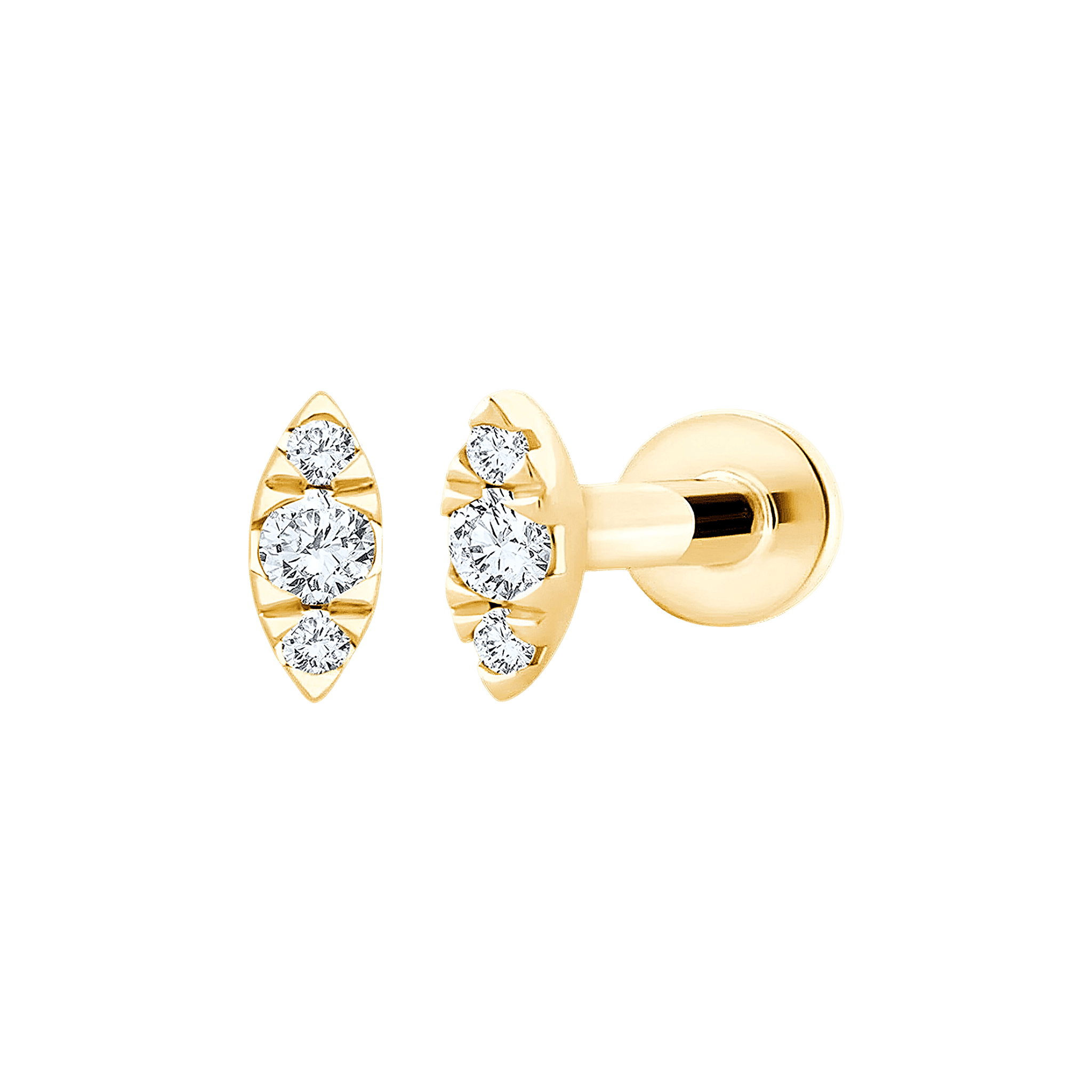 Pukka Berlin Piercing Romy, 14 K Gelbgold