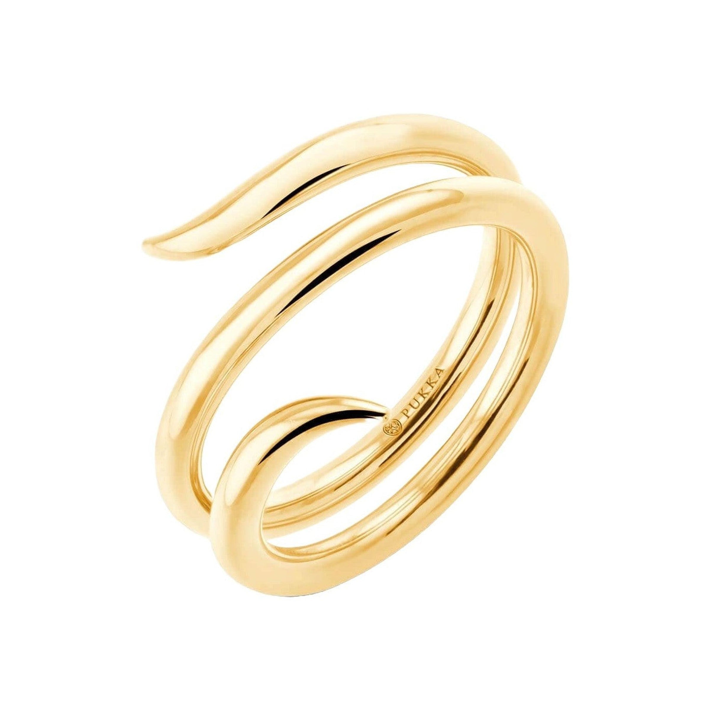 Pukka Berlin Ring Tembo Jambo, vergoldet