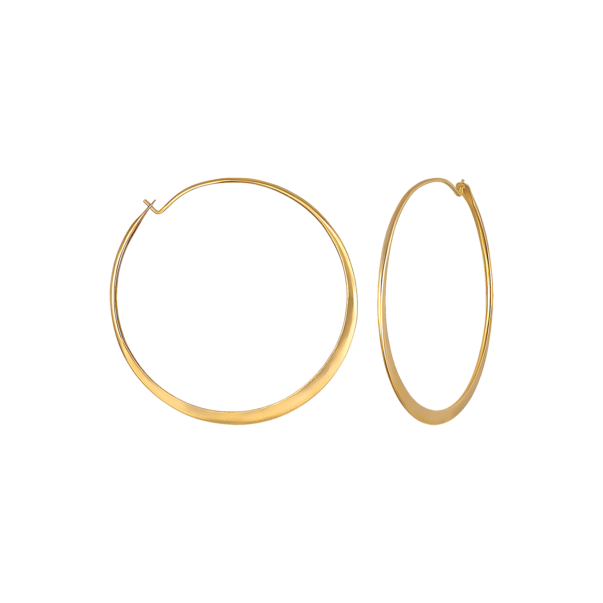 Satya Jewelry Creolen Eternal Energy Hoop, vergoldet