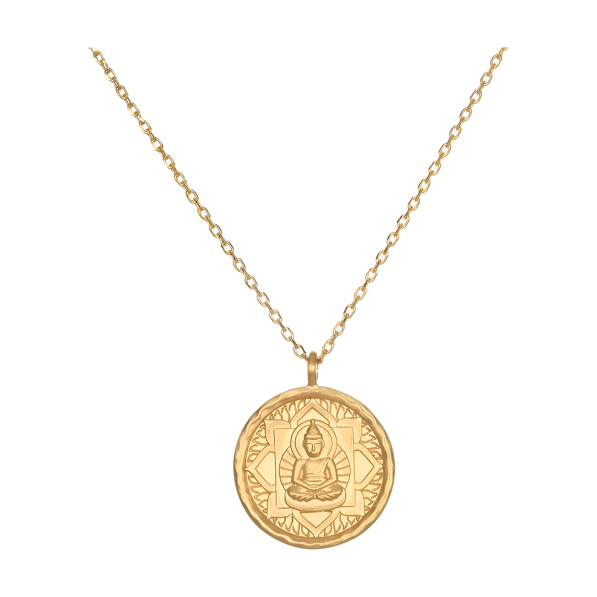 Satya Jewelry Kette Buddha, Inner Peace, vergoldet