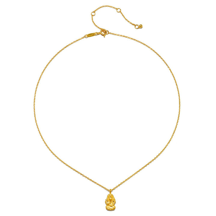 Satya Jewelry Kette Favored by Fortune Ganesha, vergoldet