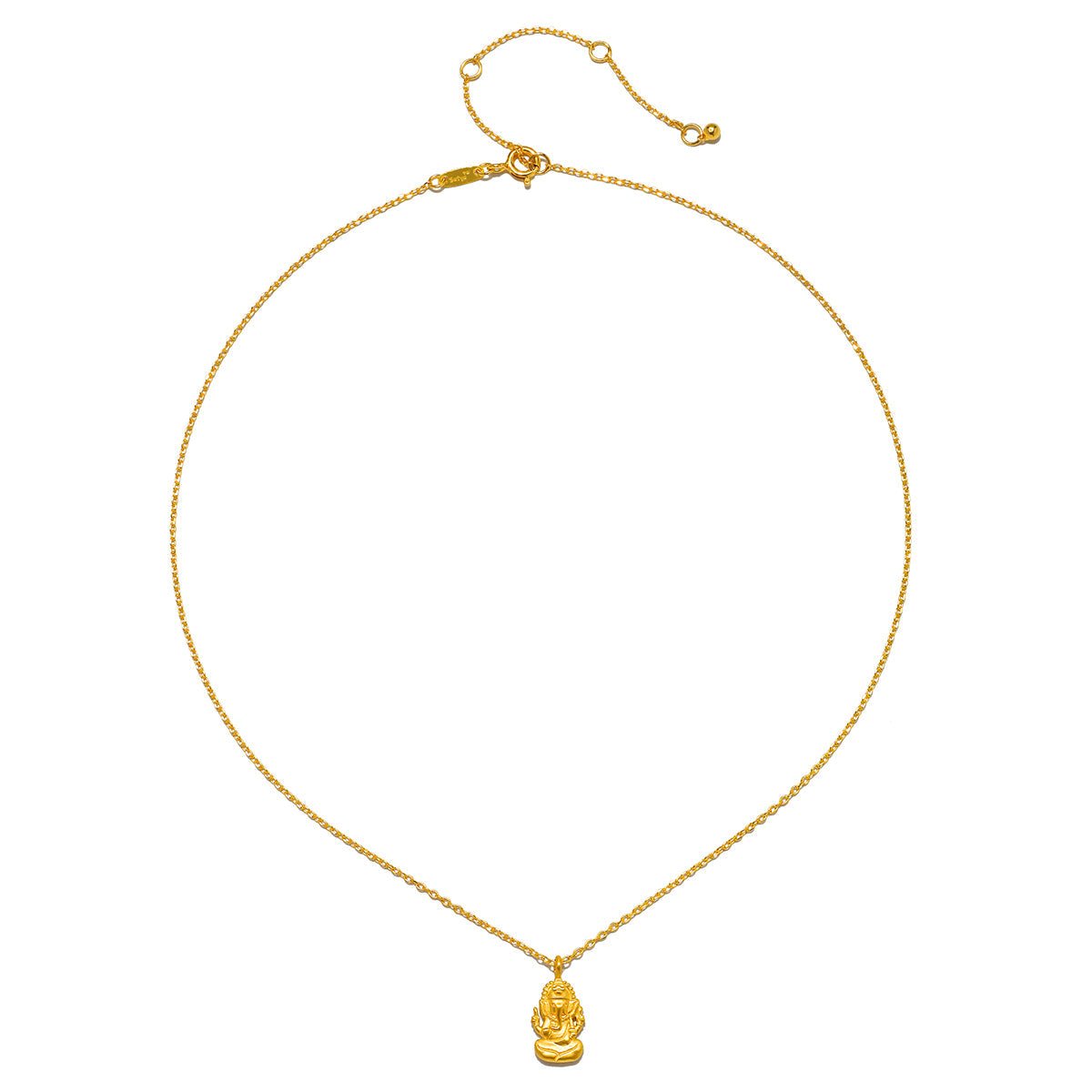 Satya Jewelry Kette Favored by Fortune Ganesha, vergoldet