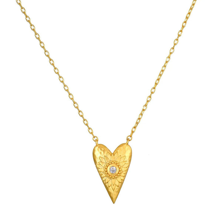 Satya Jewelry Kette Infinitely Loved Heart, vergoldet