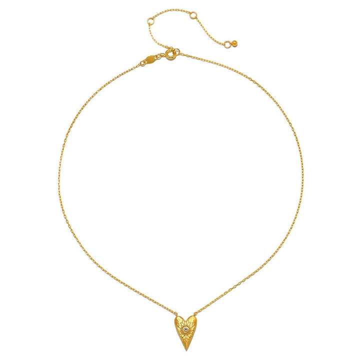 Satya Jewelry Kette Infinitely Loved Heart, vergoldet