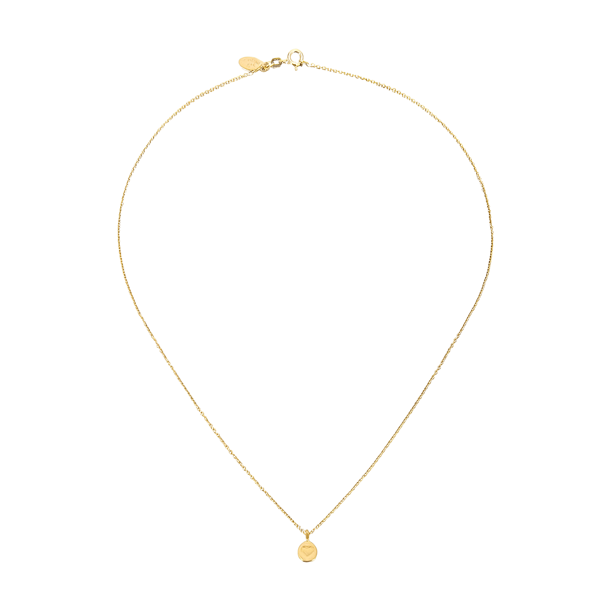 Satya Jewelry Kette Love Heart Gold Pendant, vergoldet