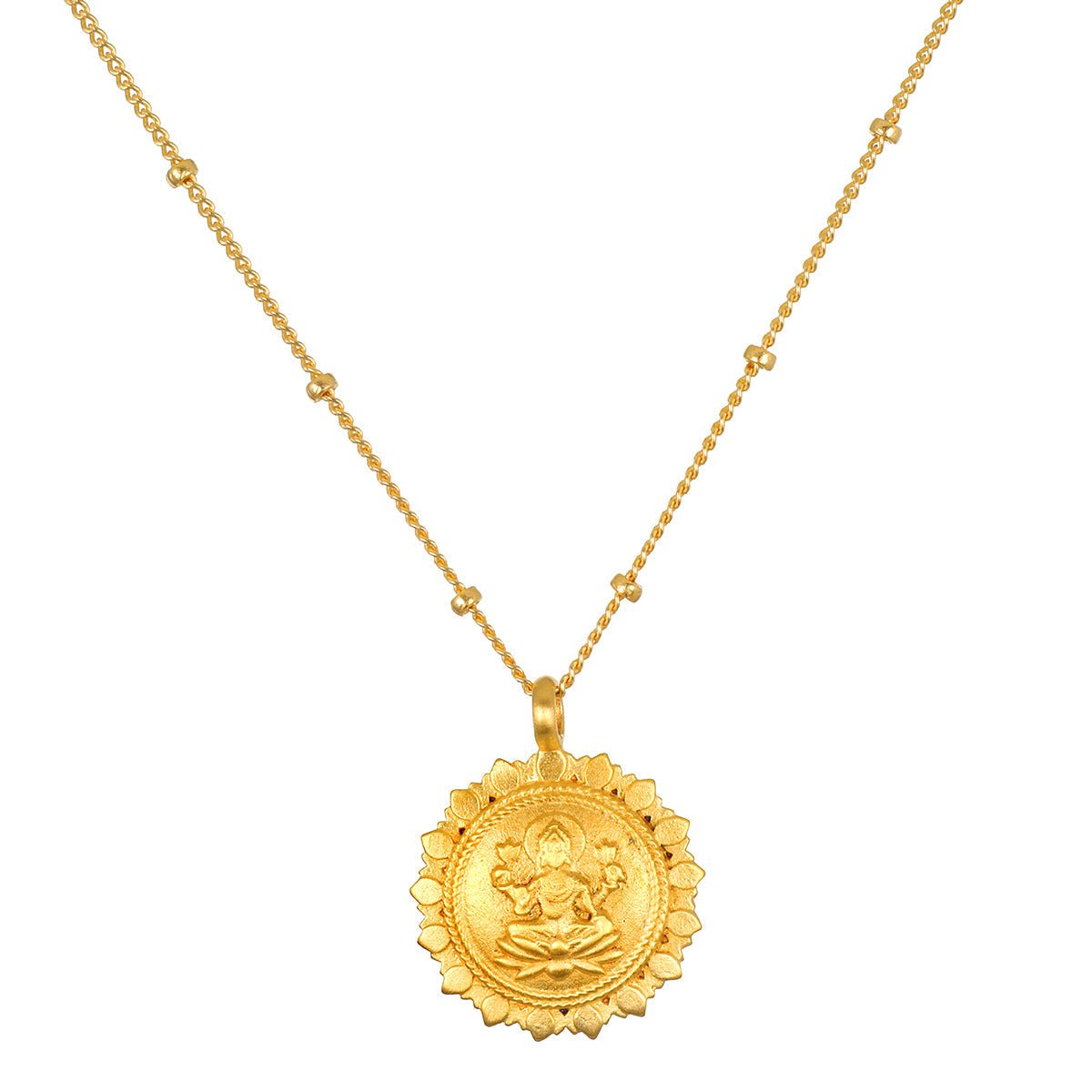 Satya Jewelry Kette Prosperous Blessings Lakshmi, vergoldet