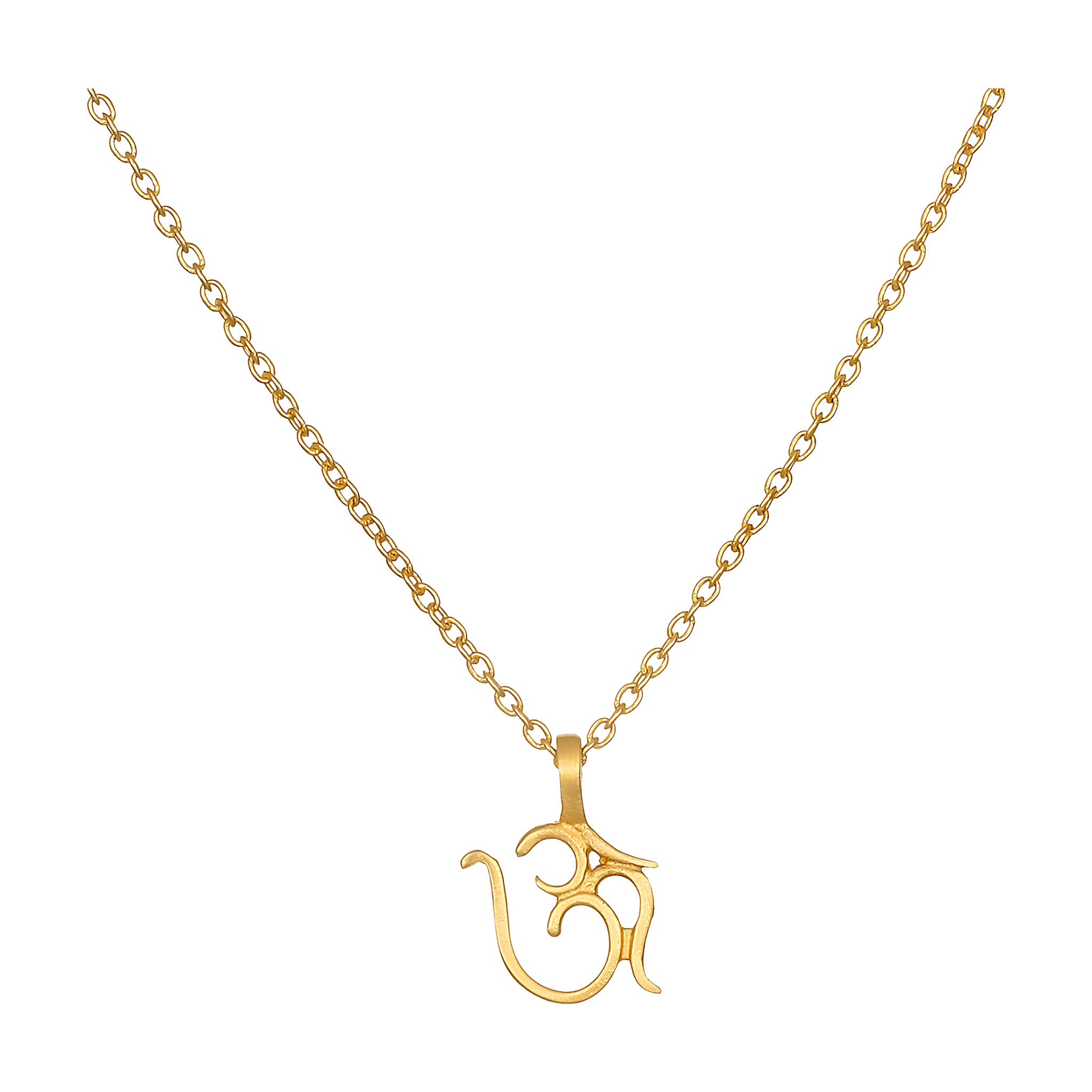 Satya Jewelry Kette Sacred Om, vergoldet