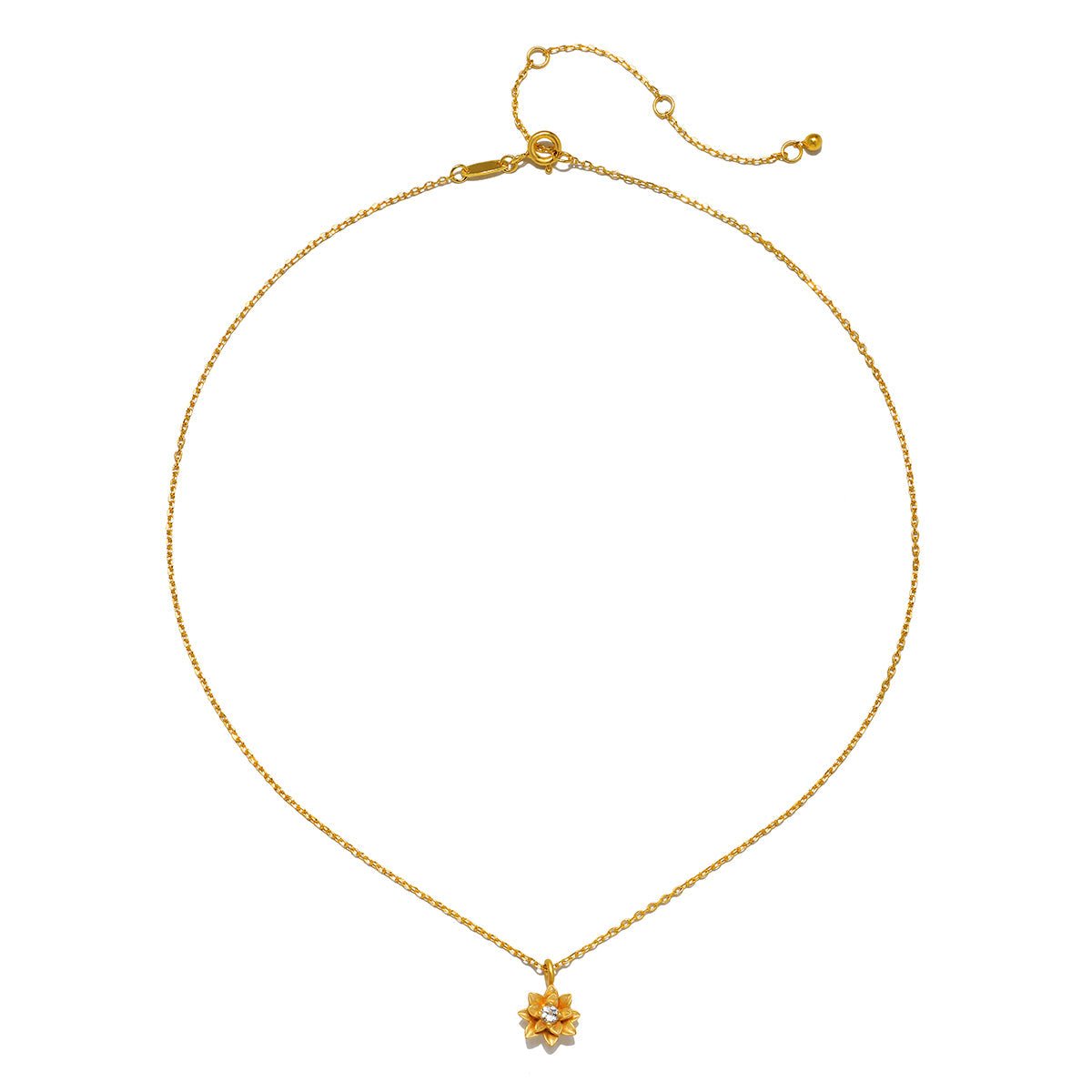 Satya Jewelry Kette Soul Renew Gold Lotus, vergoldet