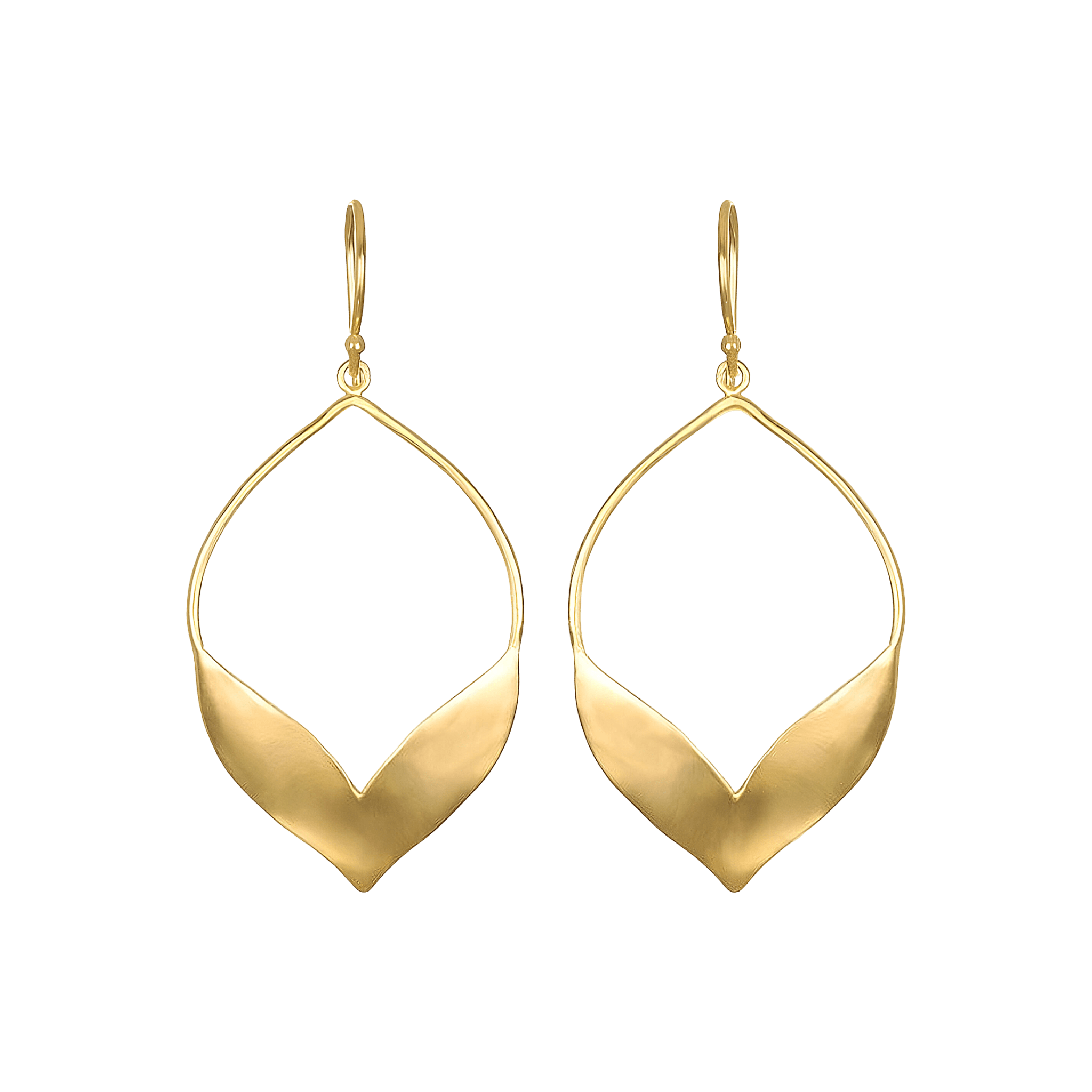 Satya Jewelry Ohrringe Fluttering Petals Gold, vergoldet