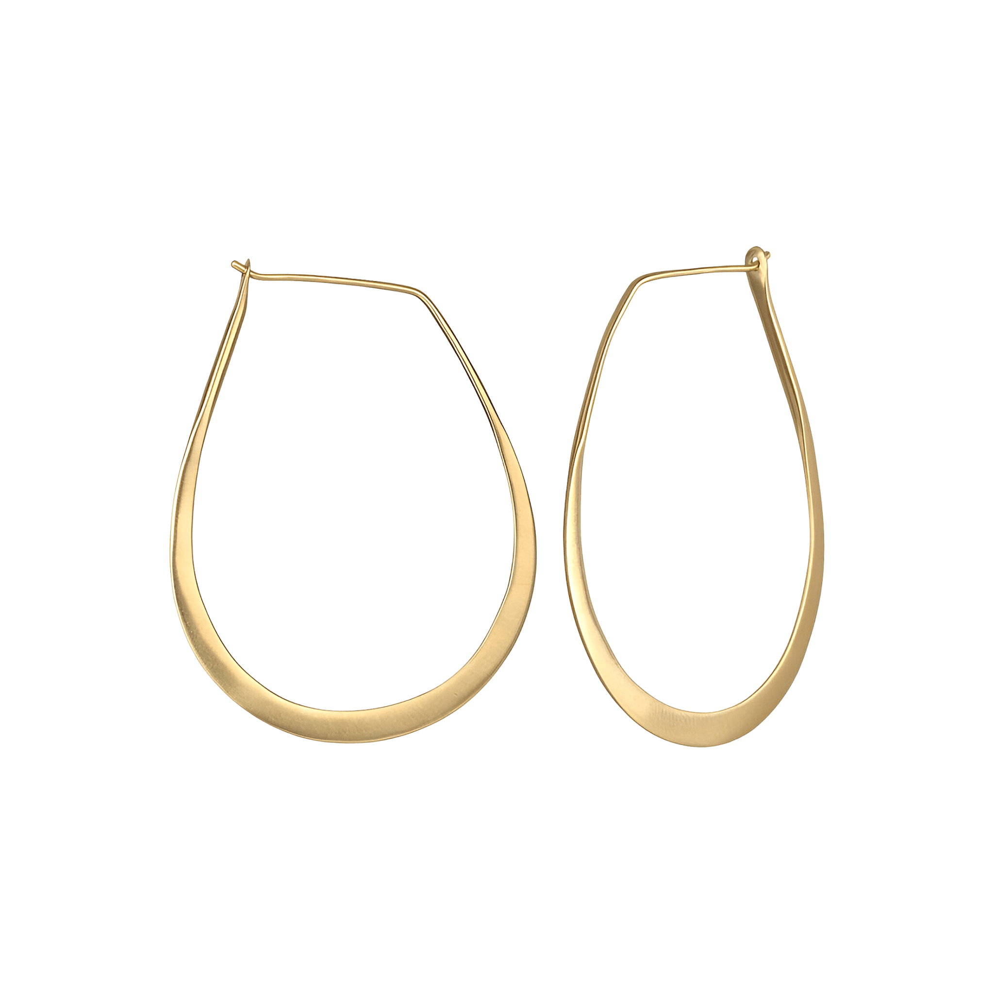 Satya Jewelry Ohrringe Minimalist Gold Hoop, vergoldet