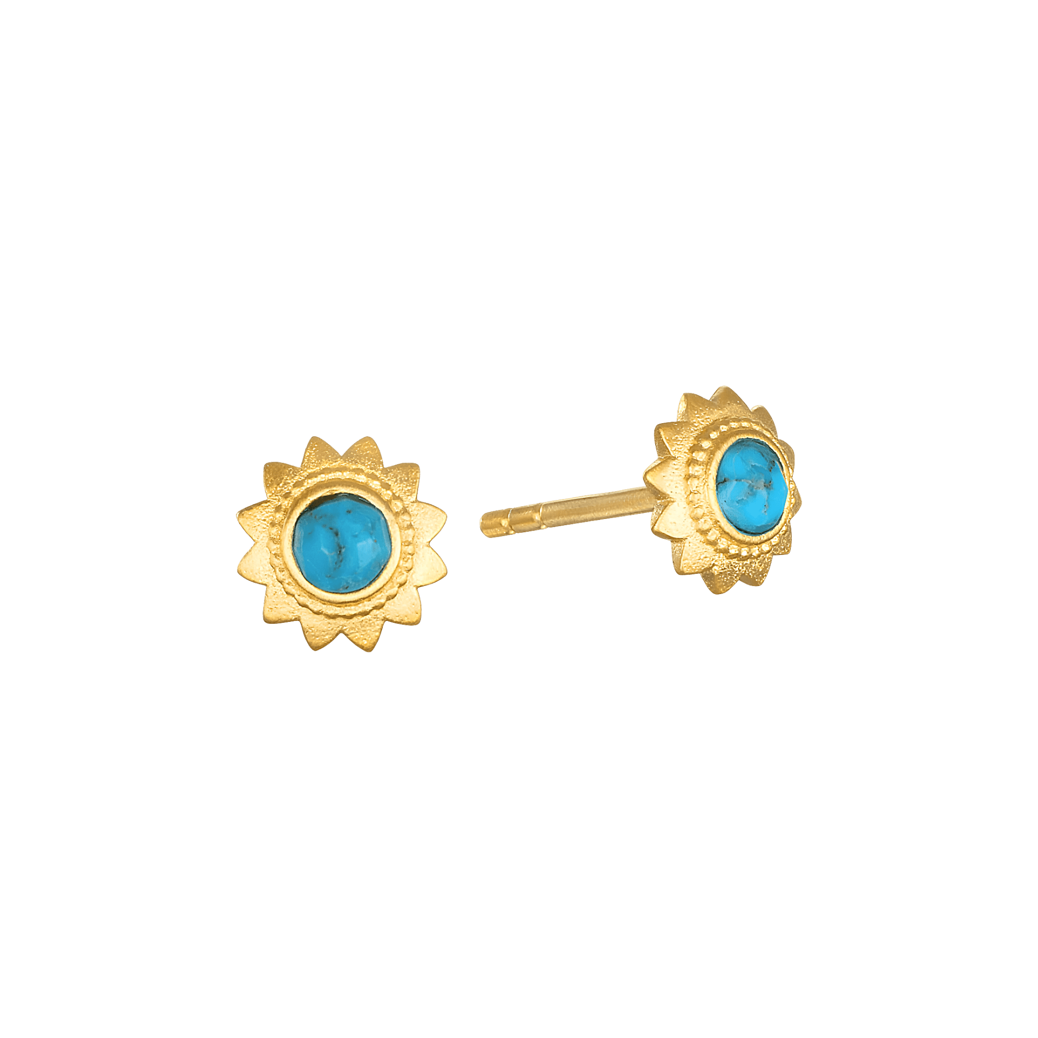 Satya Jewelry Ohrstecker Beginning to Bloom Lotus Gold Stud, vergoldet