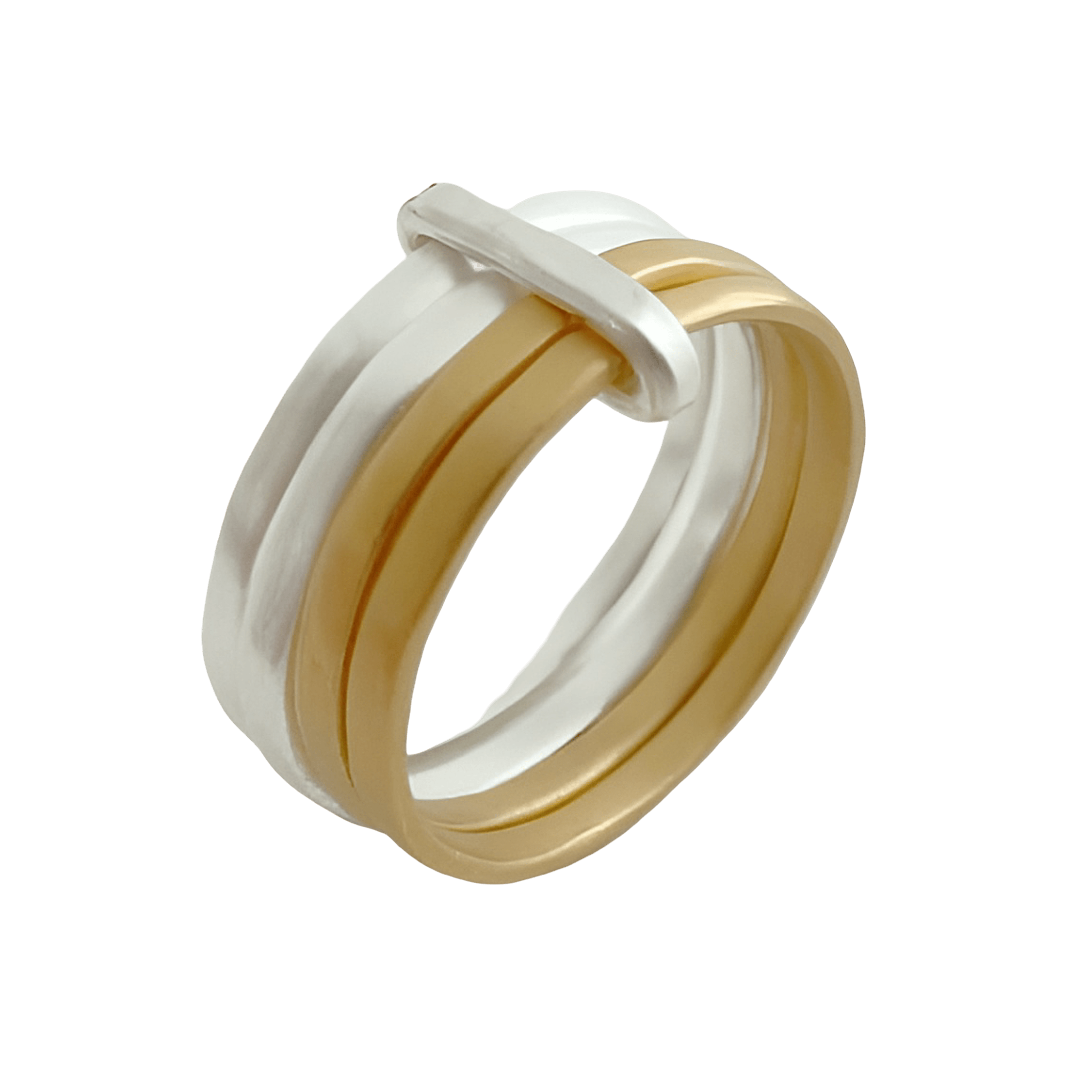 Susi Cala Ring Sophie 4Mix, Silber/vergoldet