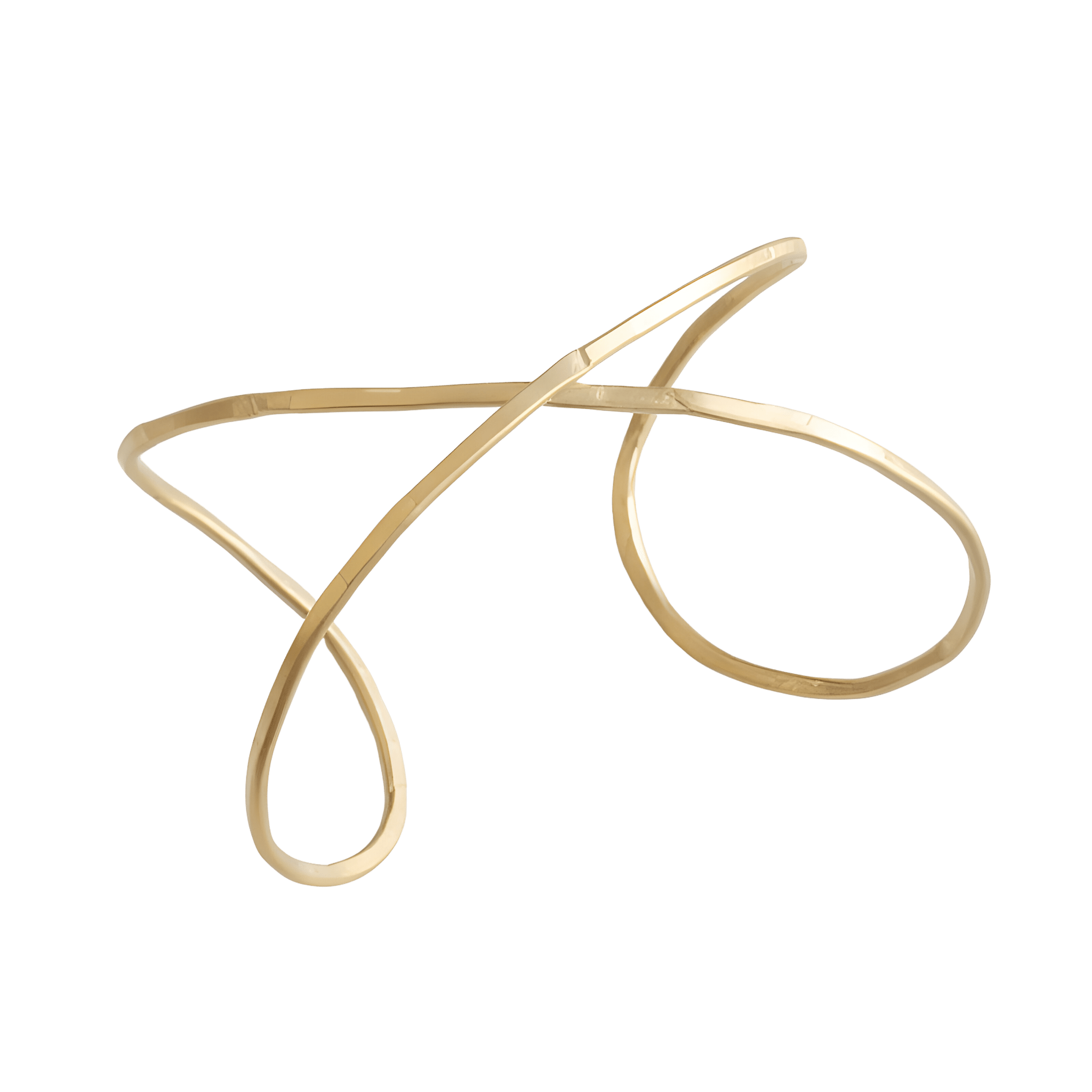 Susi Cala Armreif A Kind of Magic Cross Infinite Bangle, vergoldet