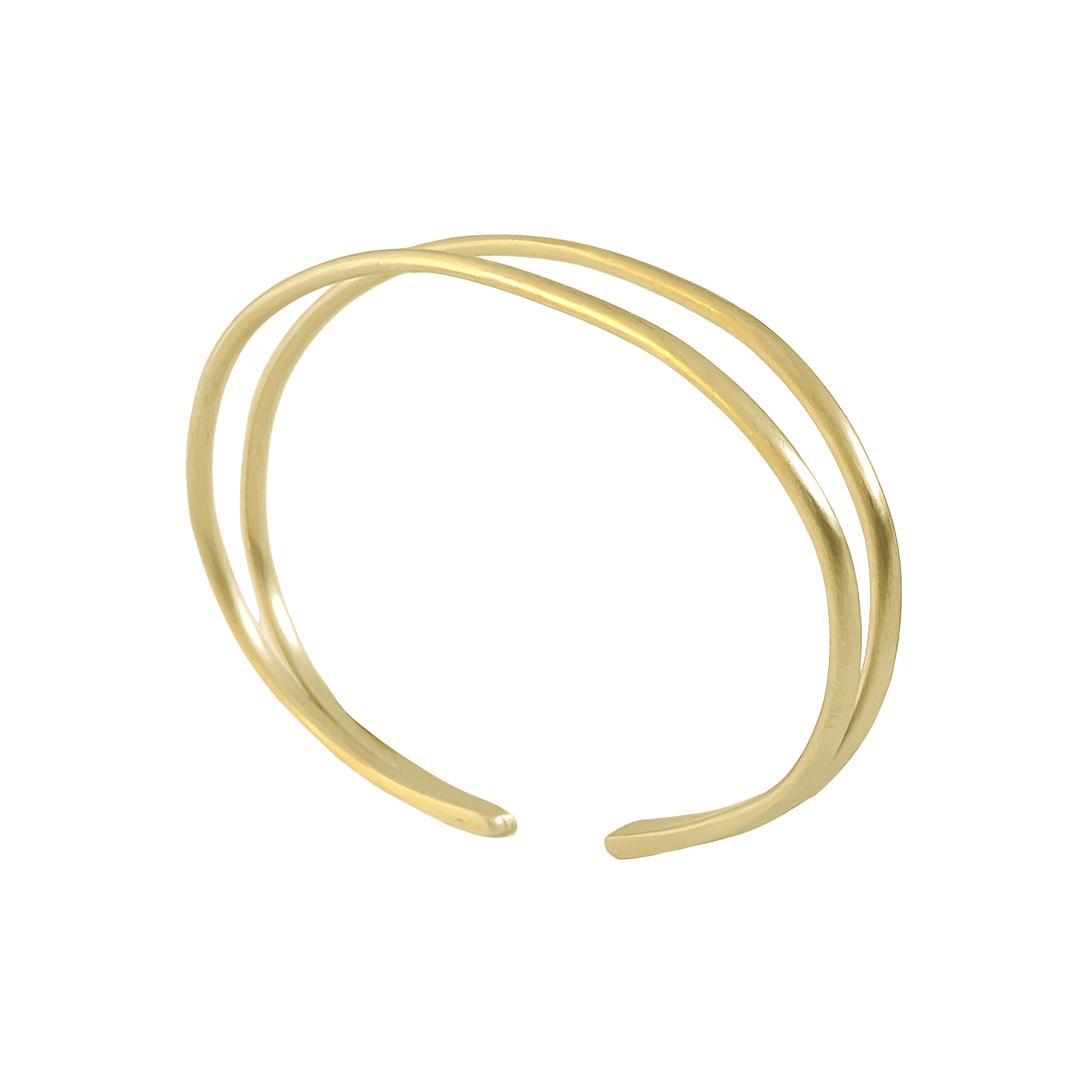 Susi Cala Armreif London Double Bangle, vergoldet