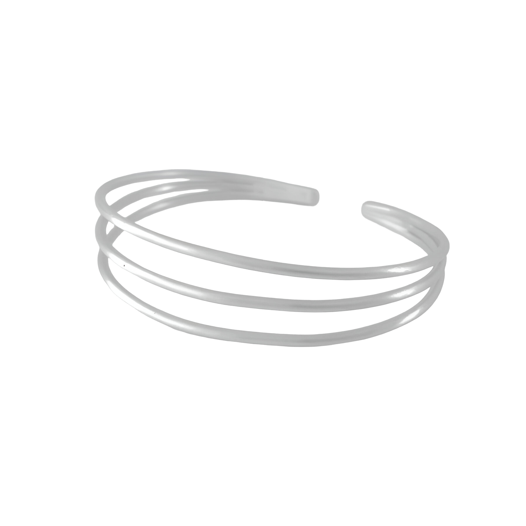 Susi Cala Armreif London Triple Bangle, Silber
