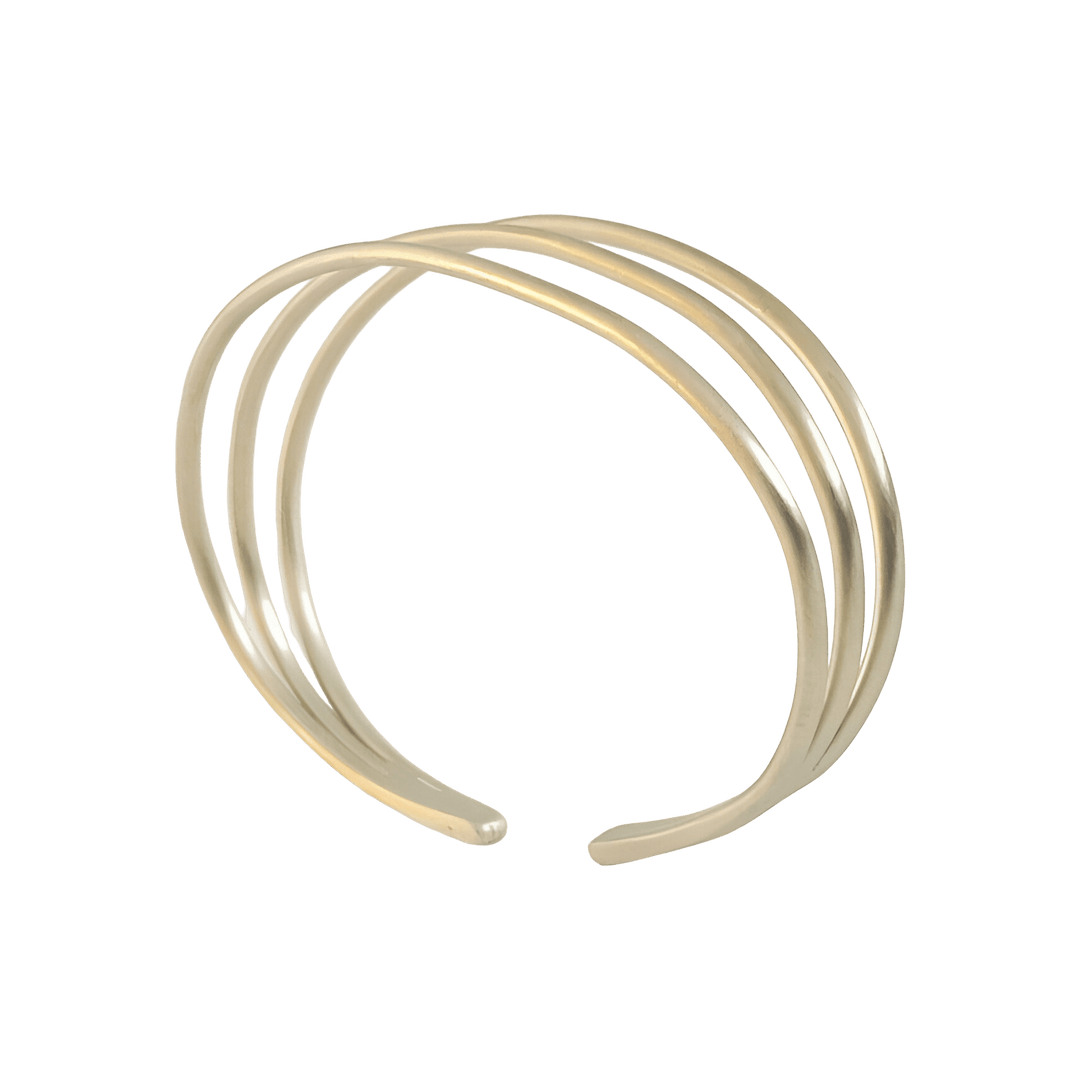 Susi Cala Armreif London Triple Bangle, vergoldet
