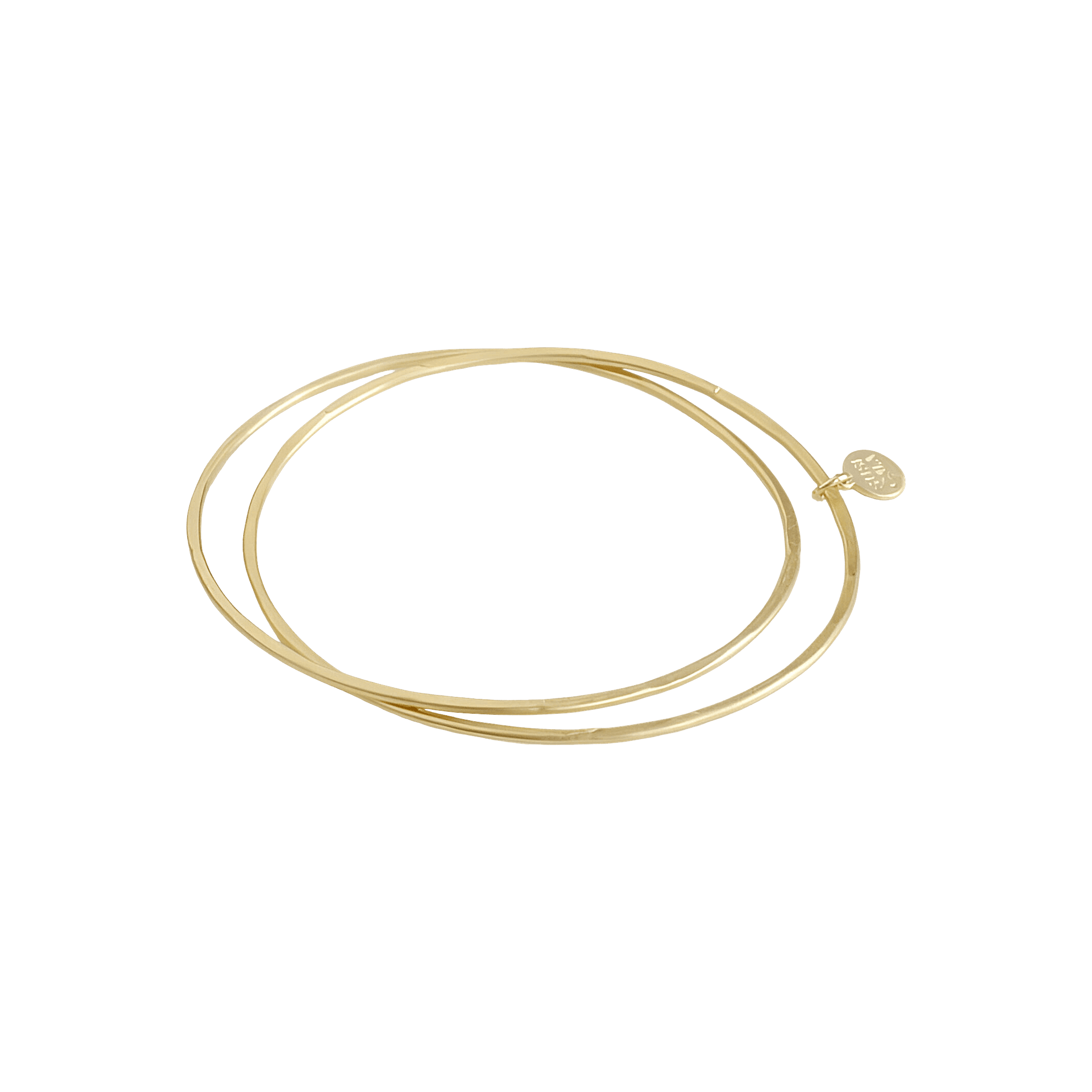 Susi Cala Armreif Twin Double Bangle, vergoldet