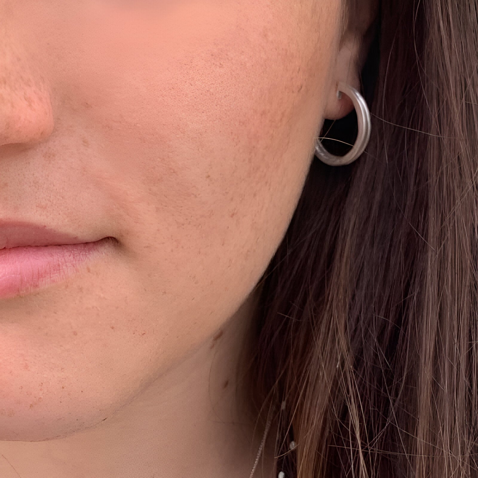 Susi Cala Creolen Double Mir, M, Silber