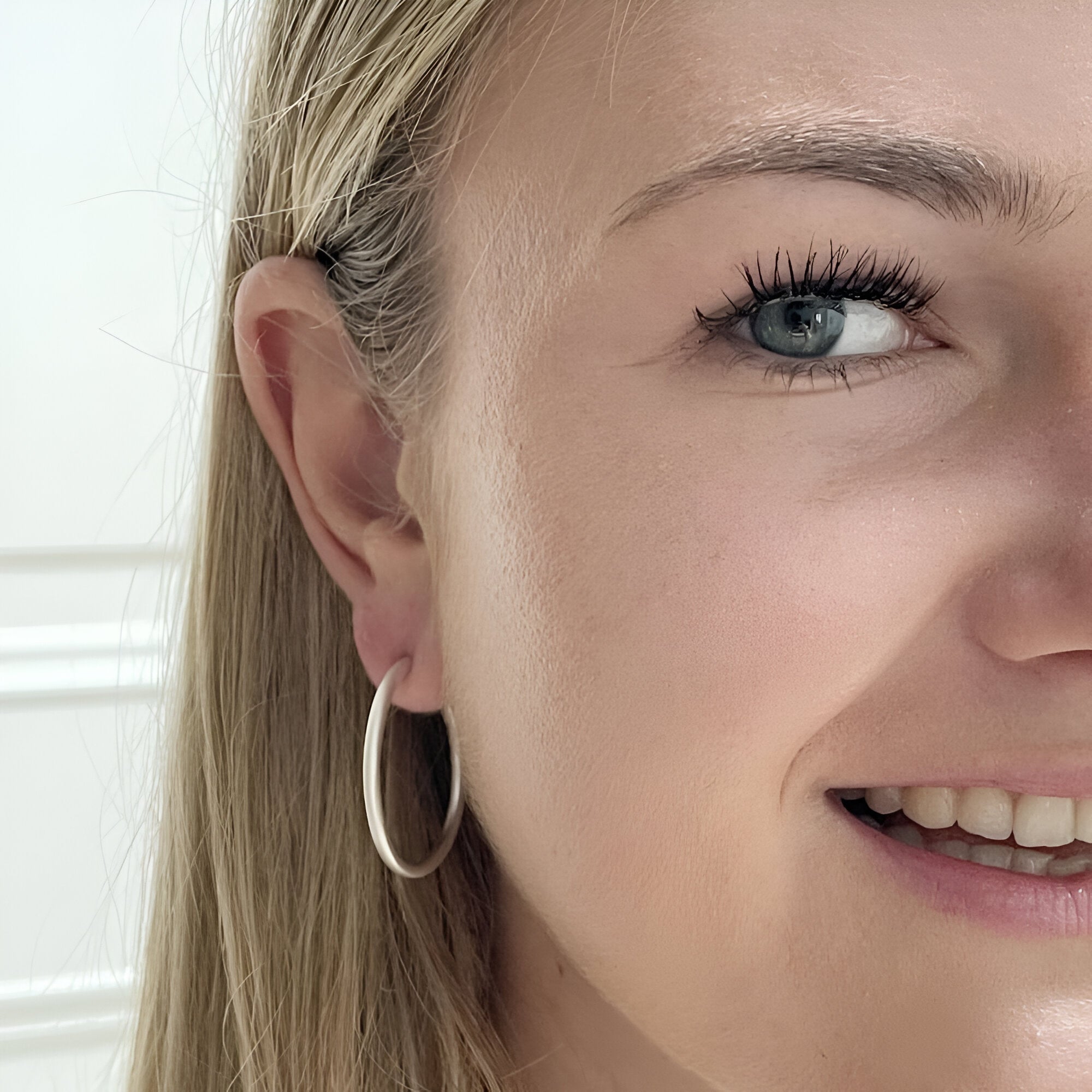 Susi Cala Creolen London, XL, Silber