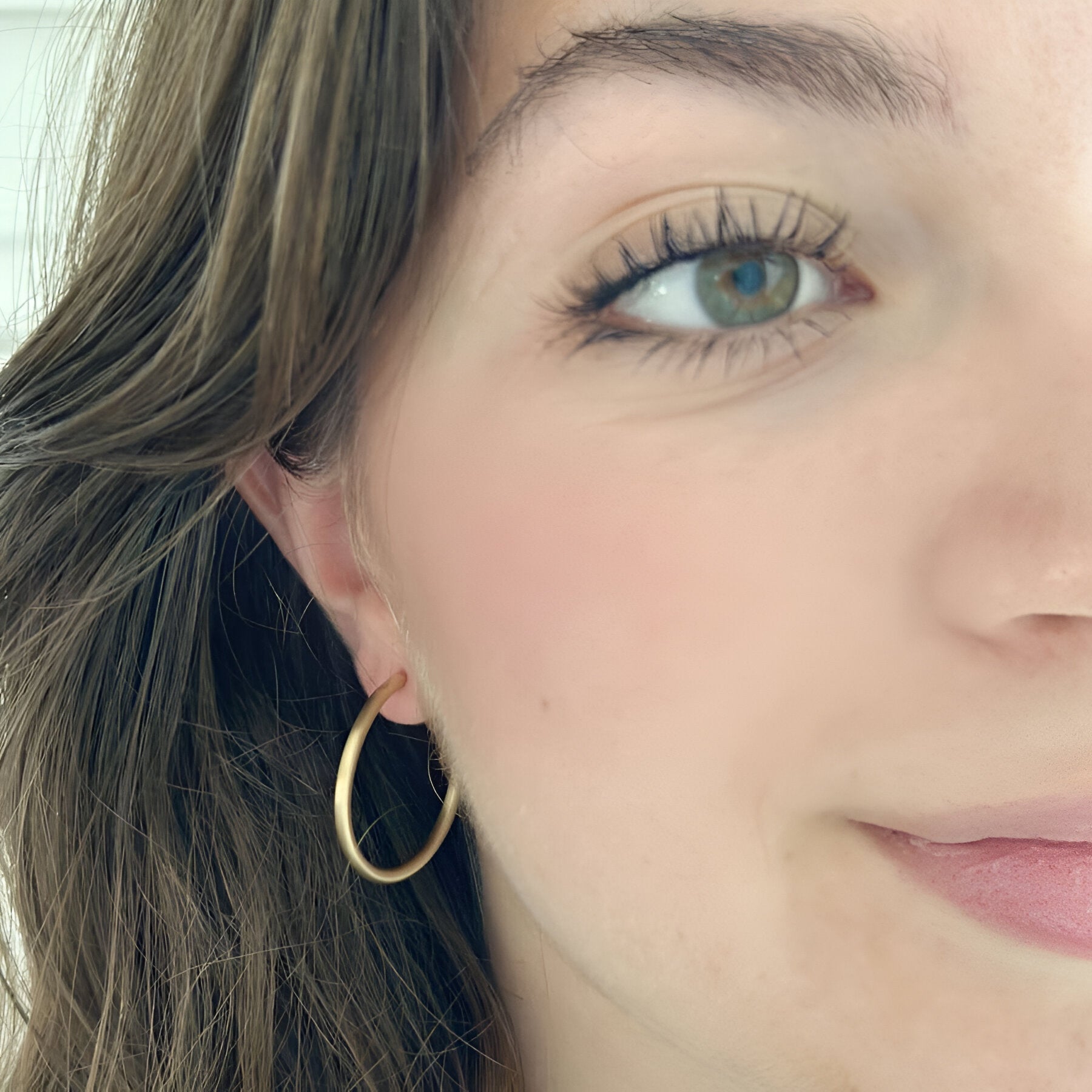 Susi Cala Creolen London, XL, vergoldet