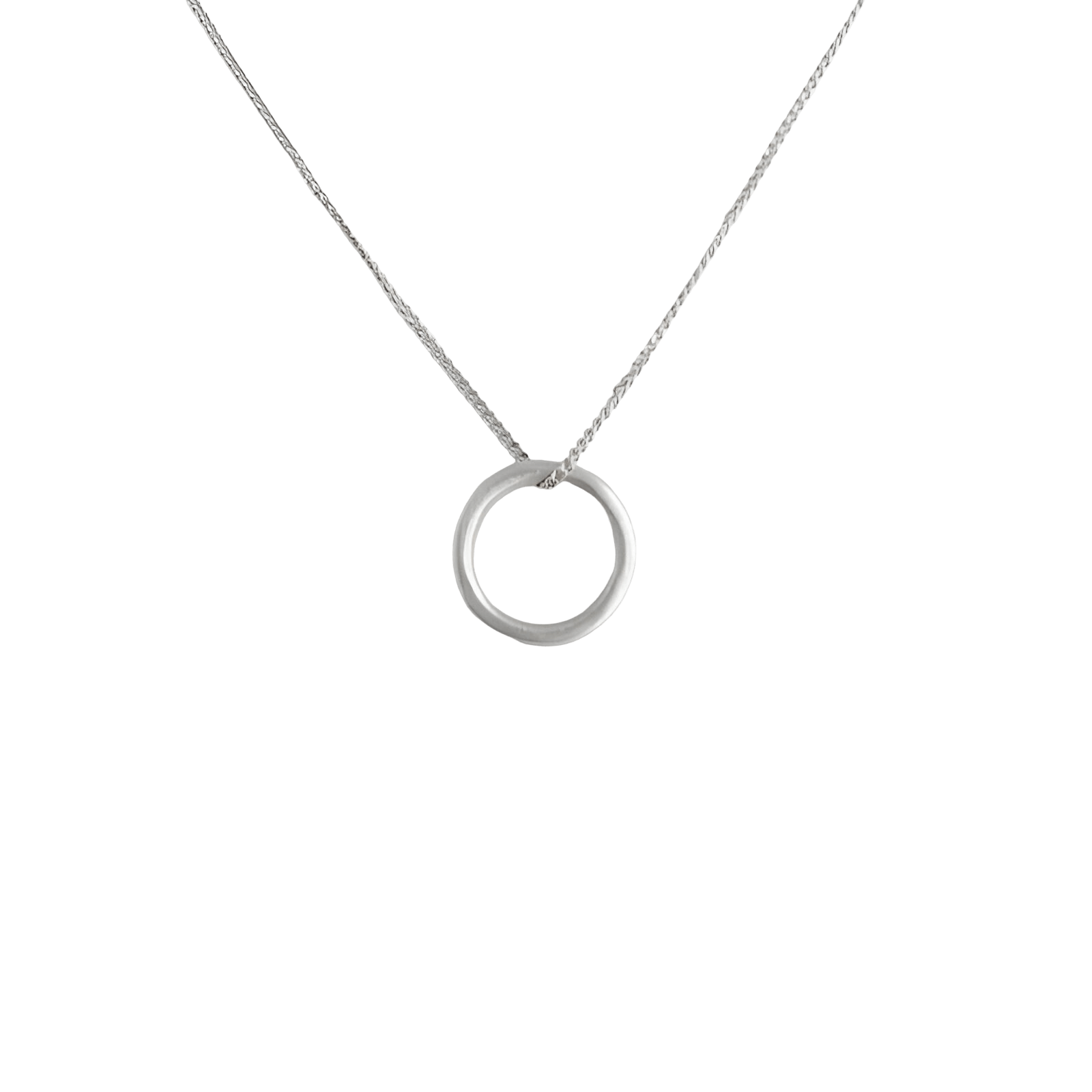 Susi Cala Kette London Circle Pendant, Silber
