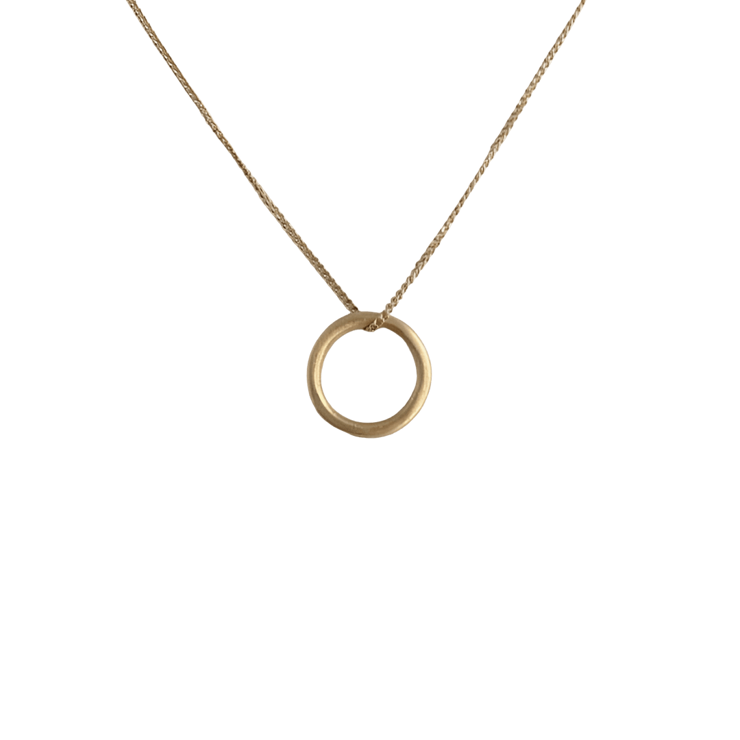 Susi Cala Kette London Circle Pendant, vergoldet
