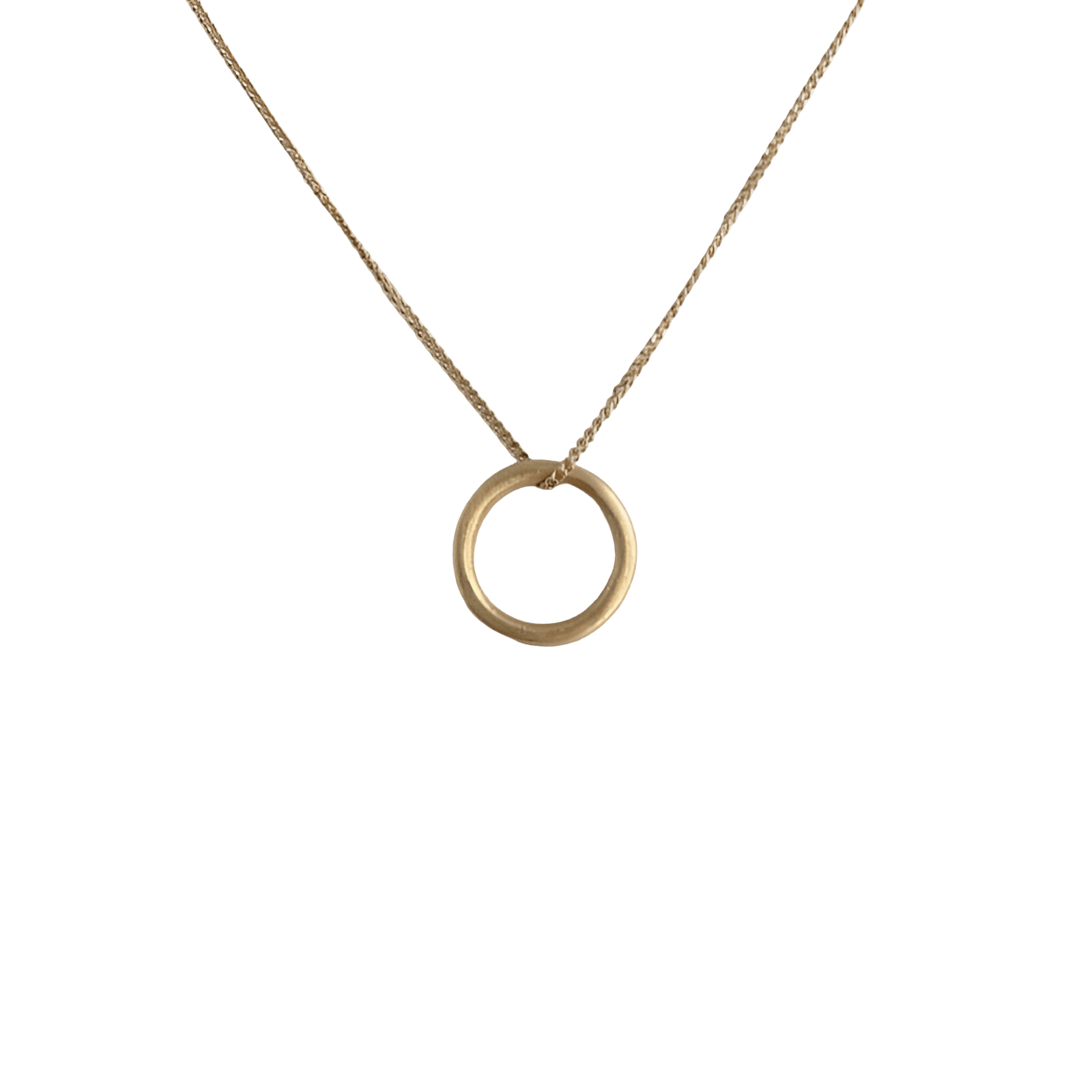 Susi Cala Kette London Circle Pendant, vergoldet