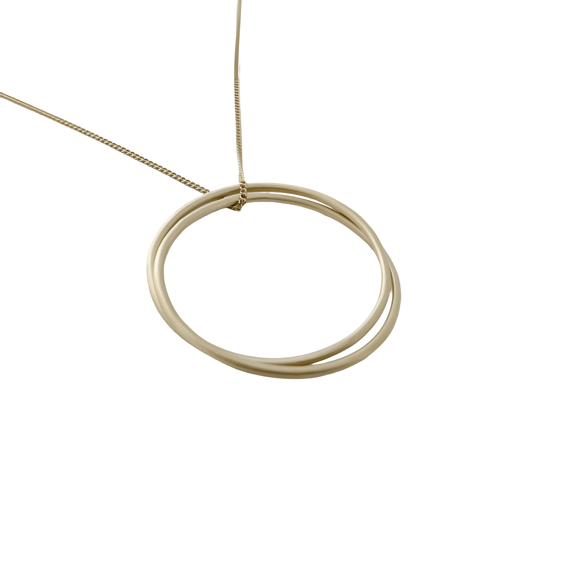 Susi Cala Kette London Twin L Pendant, vergoldet